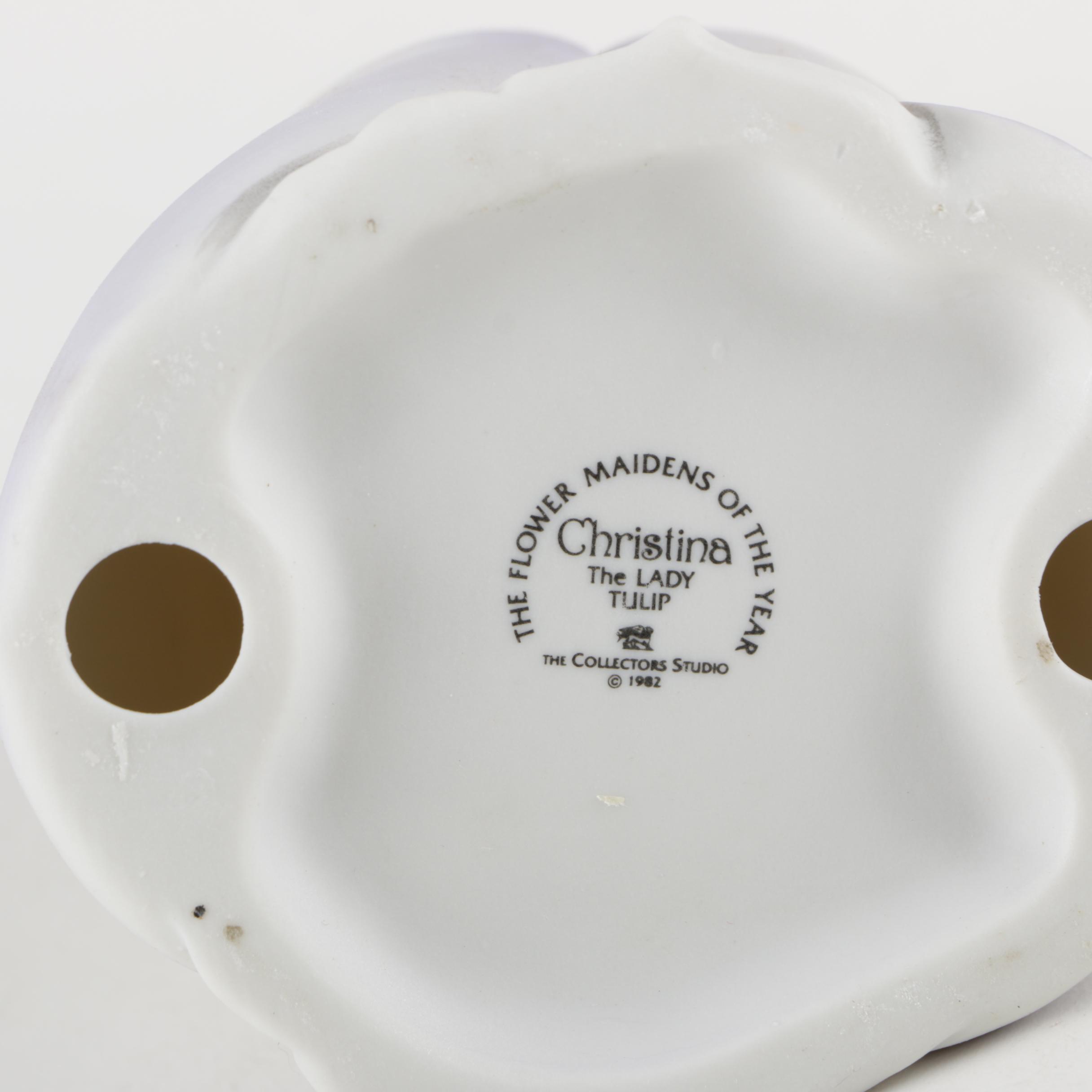 "The Flower Maidens of the Year" Porcelain Figurines