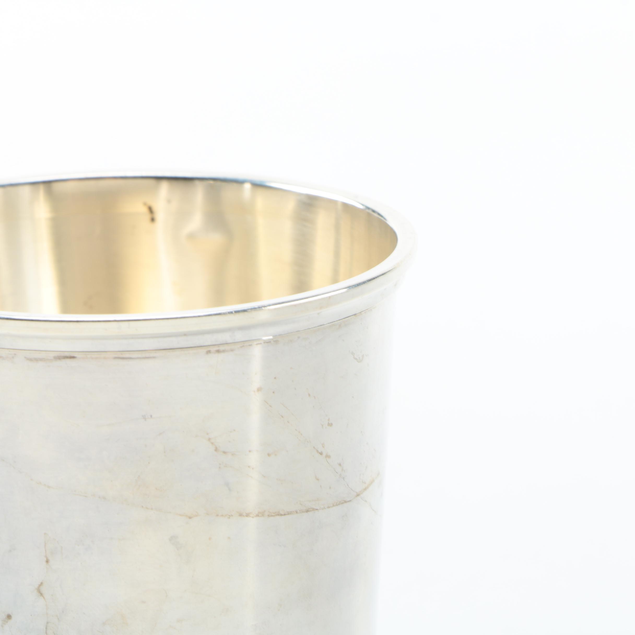 M. Fred Hirsch Co. Sterling Silver Mint Julep Cup
