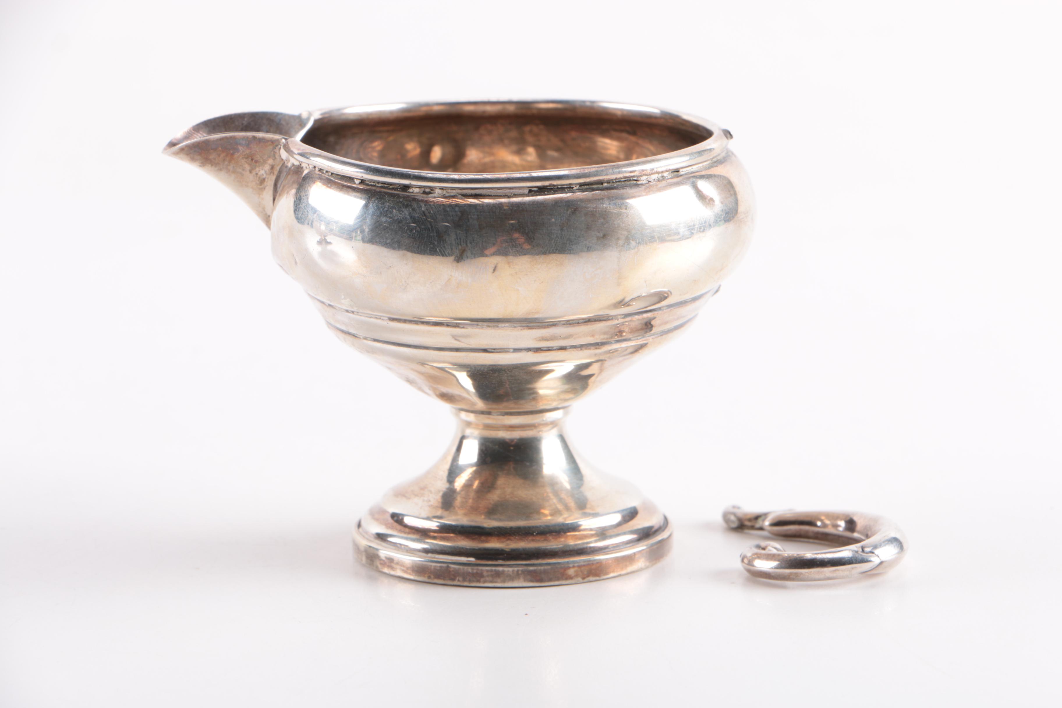 Vintage Mueck-Carey Co. Weighted Sterling Creamer and Sugar Bowl Set