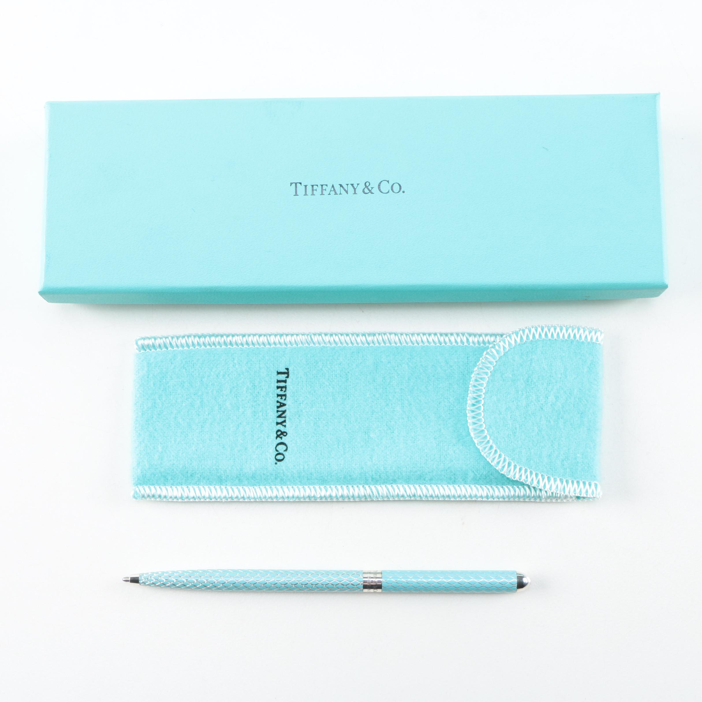 Tiffany & Co. Sterling Accent Ballpoint Pen