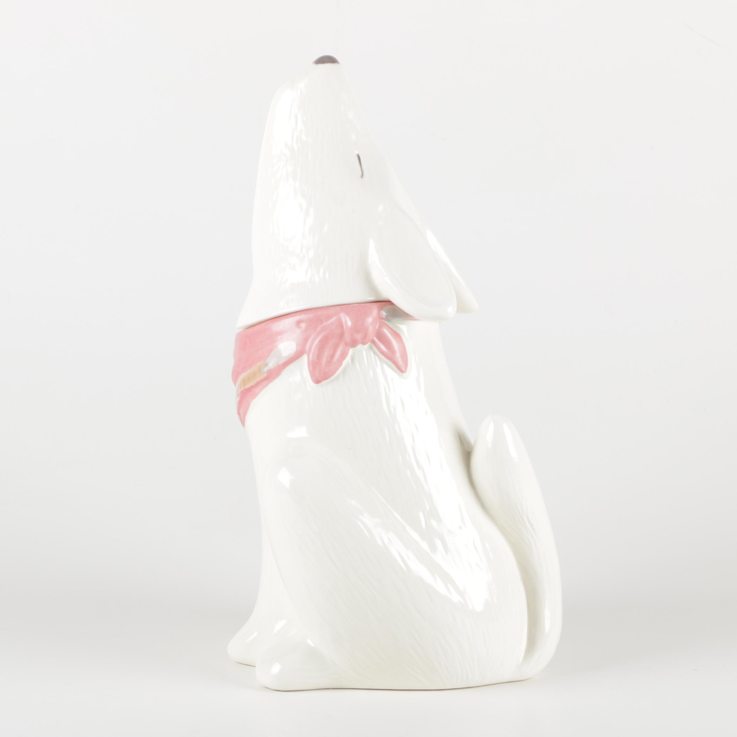 Grouping of Coyote, Cactus and Rabbit Ceramic Cookie Jars