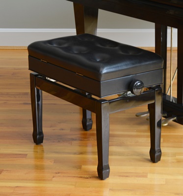K. Kawai Ebony Grand Piano and Bench