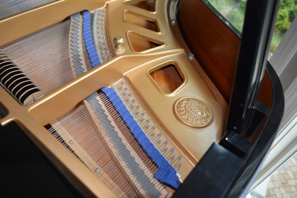 K. Kawai Ebony Grand Piano and Bench