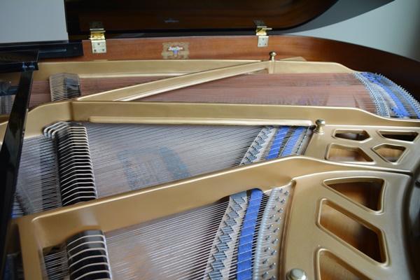 K. Kawai Ebony Grand Piano and Bench