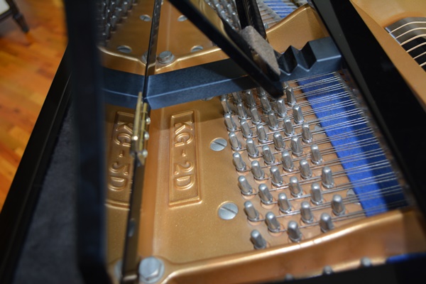 K. Kawai Ebony Grand Piano and Bench