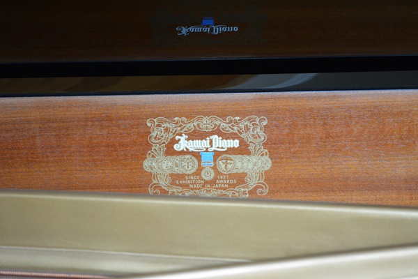 K. Kawai Ebony Grand Piano and Bench
