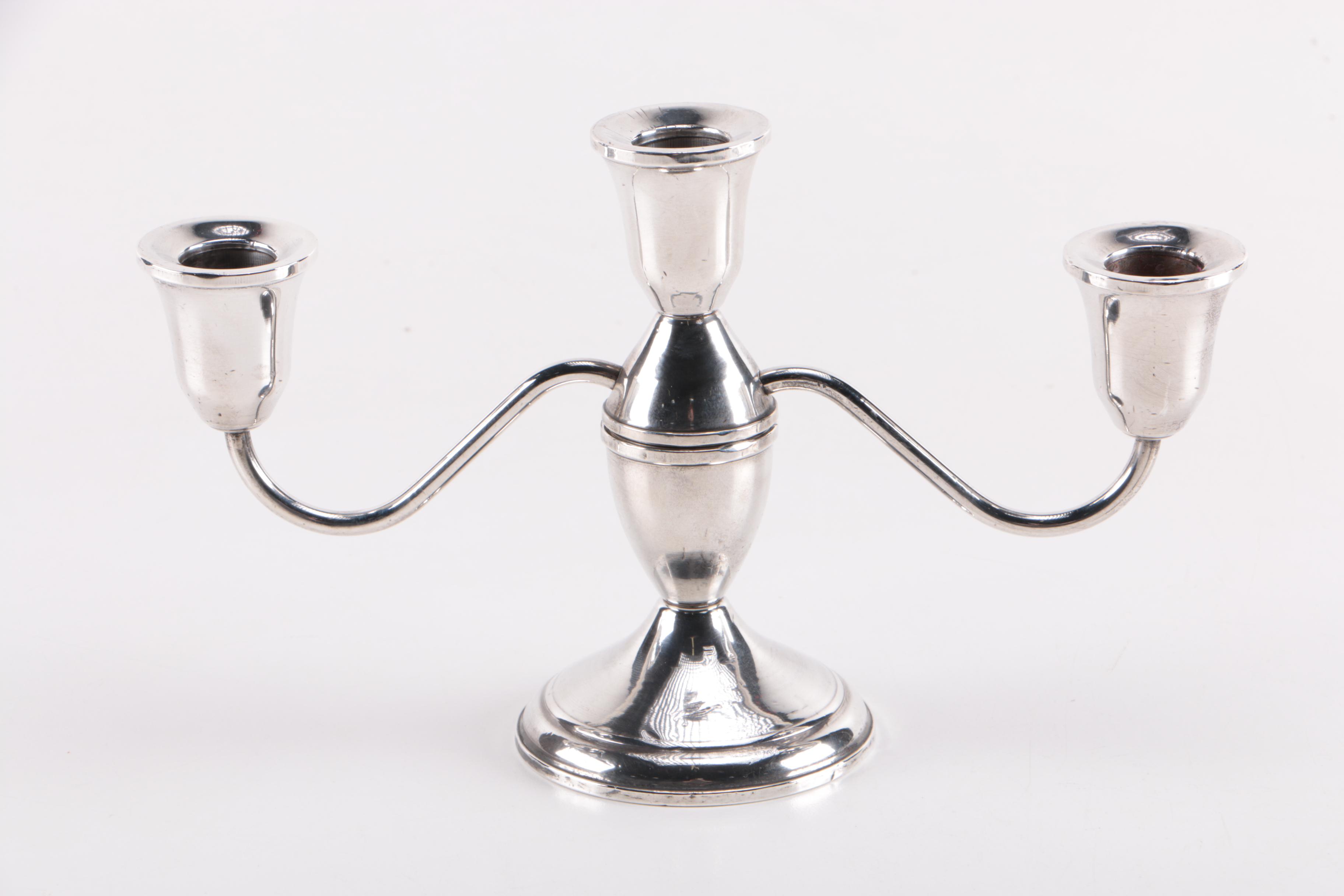 Vintage Weighted Sterling Décor Featuring Black, Starr & Gorham