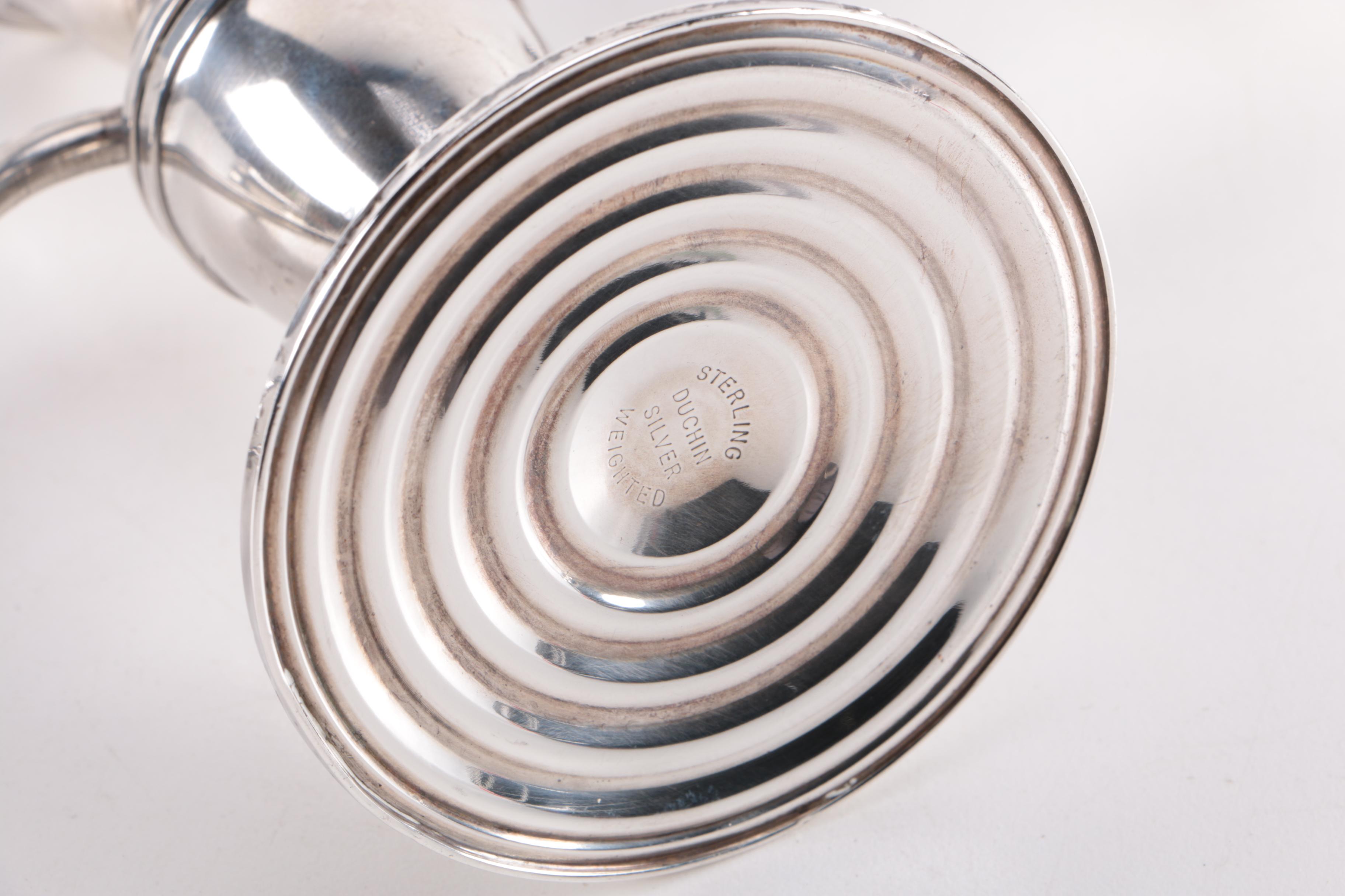 Vintage Weighted Sterling Décor Featuring Black, Starr & Gorham