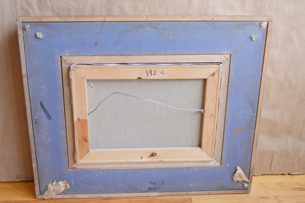 Original Oil Painting on Canvas of Two Bunnies