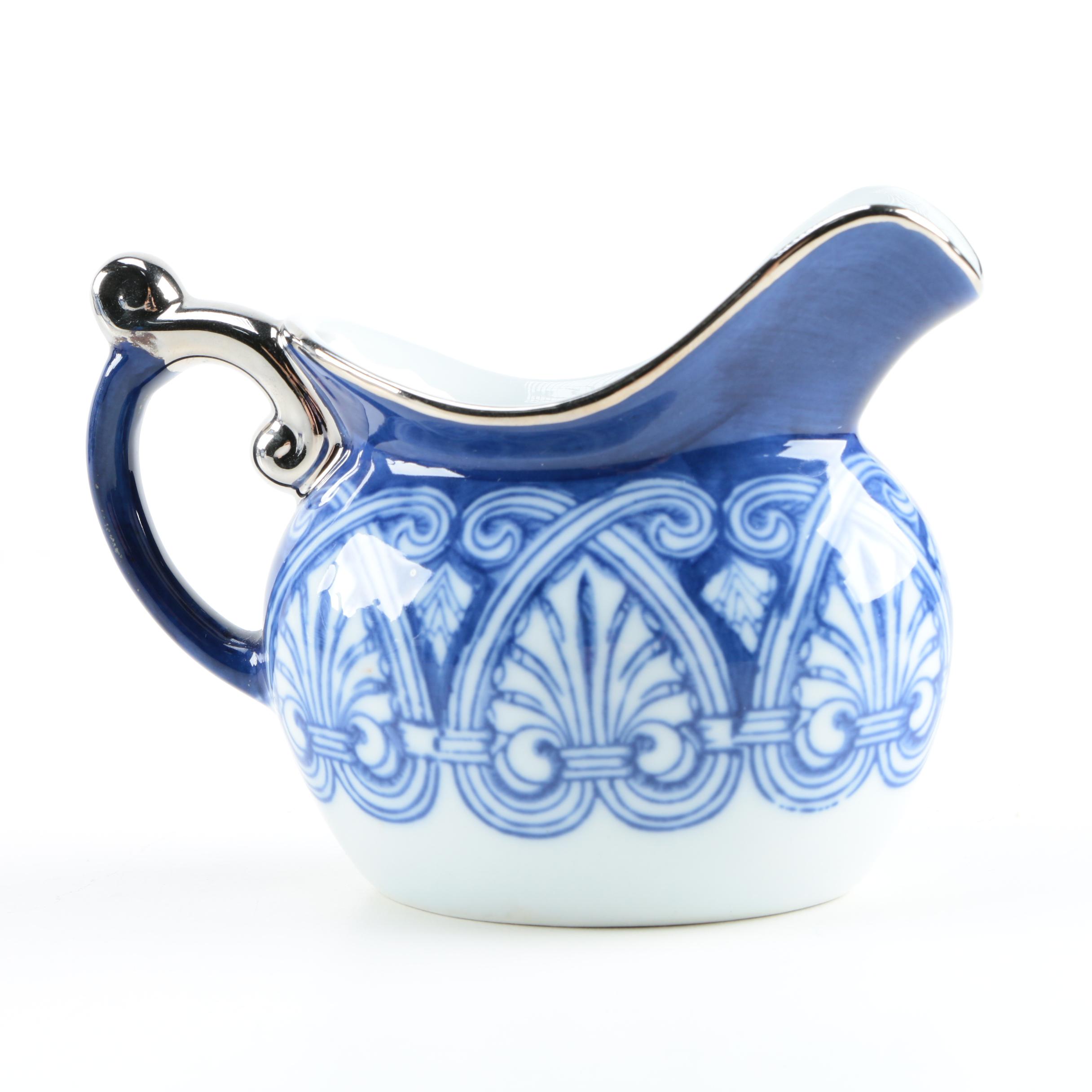 Bombay "TIle" Chinaware Tea and Coffee Service