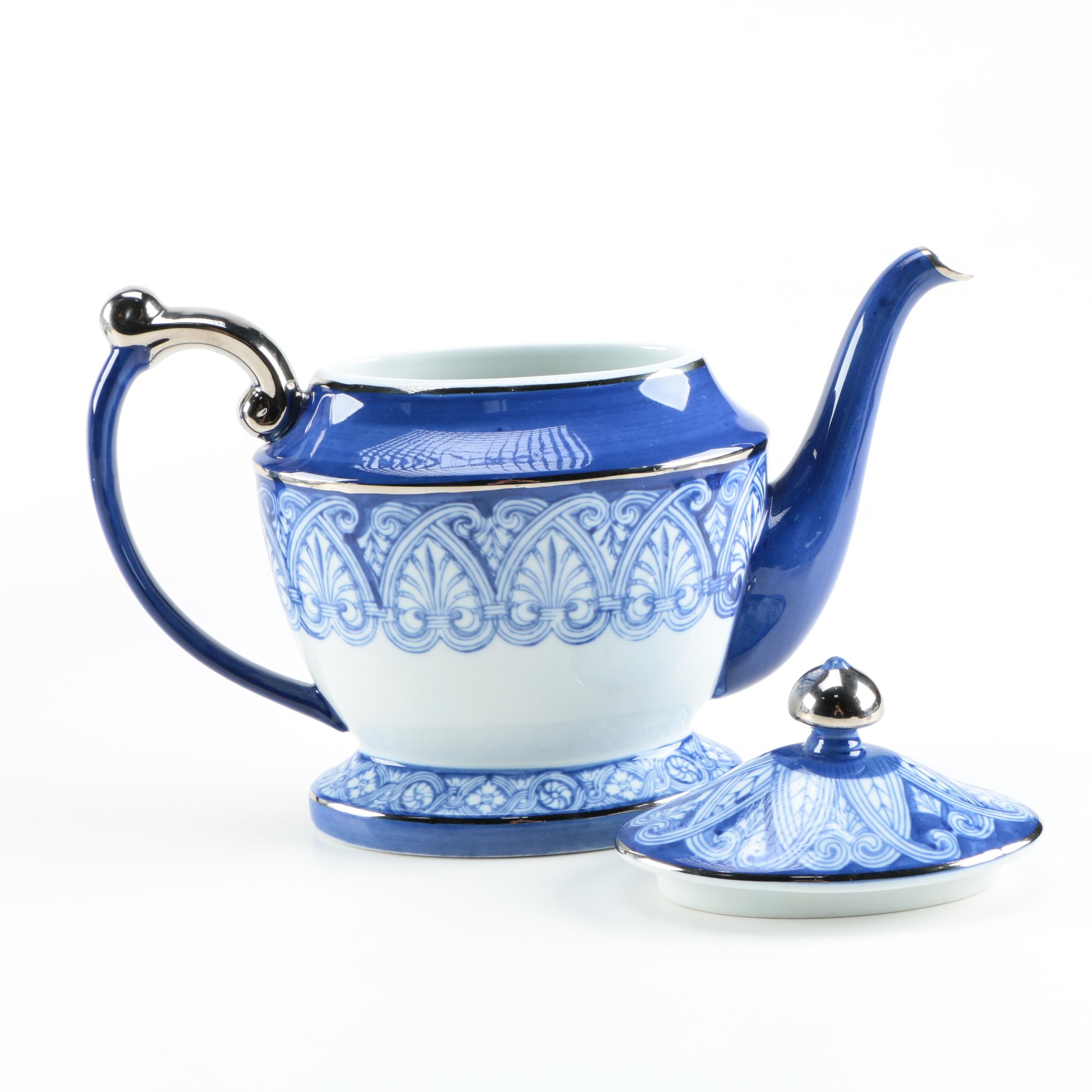 Bombay "TIle" Chinaware Tea and Coffee Service