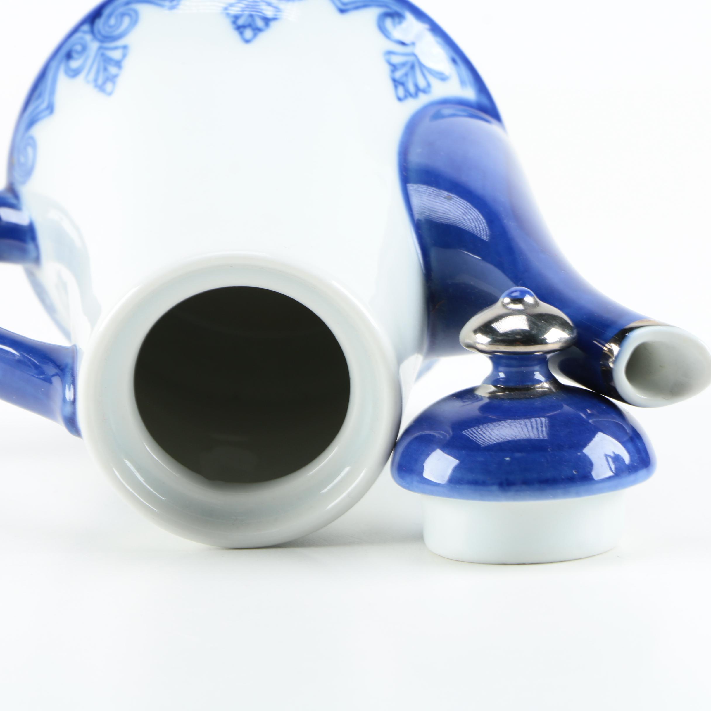 Bombay "TIle" Chinaware Tea and Coffee Service