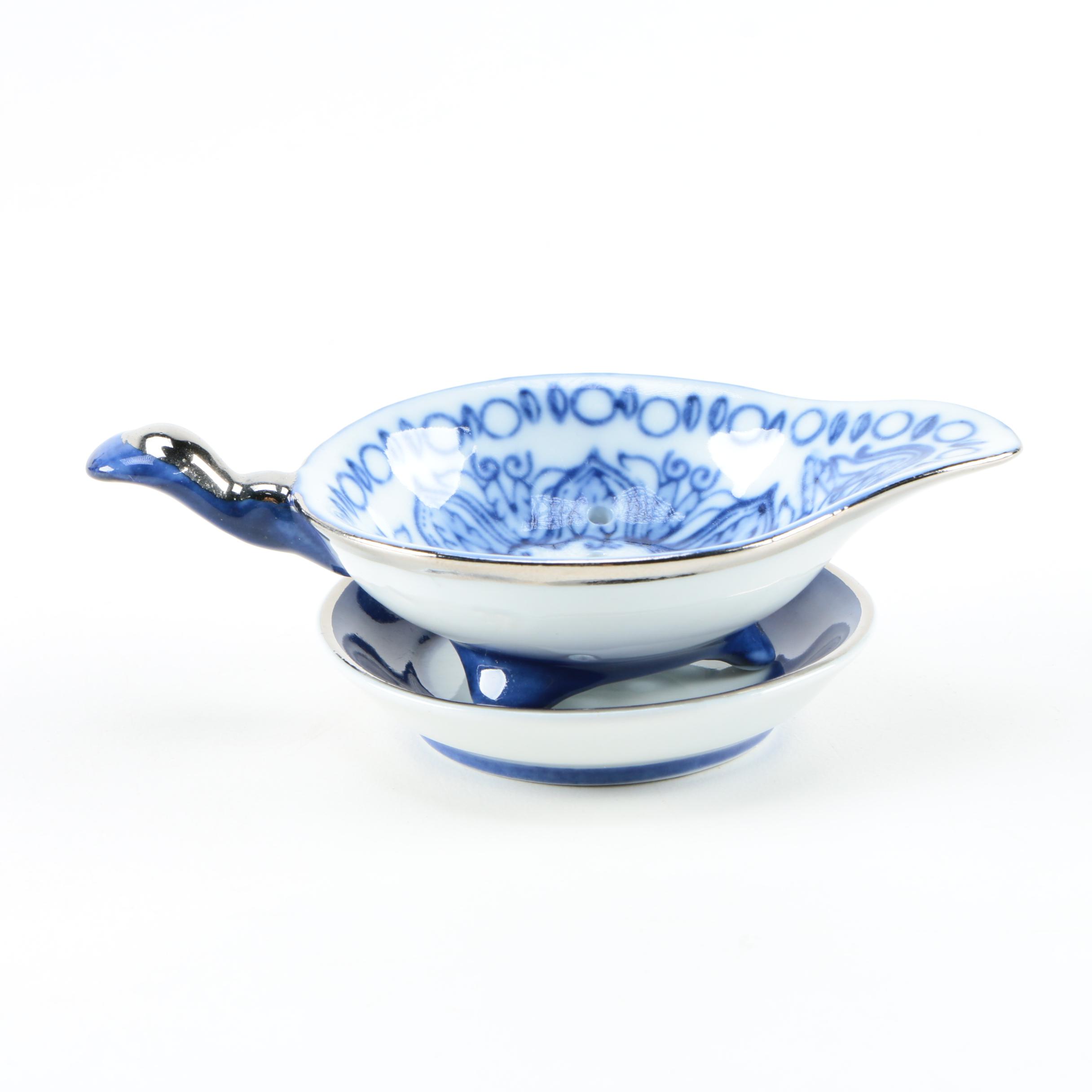 Bombay "TIle" Chinaware Tea and Coffee Service