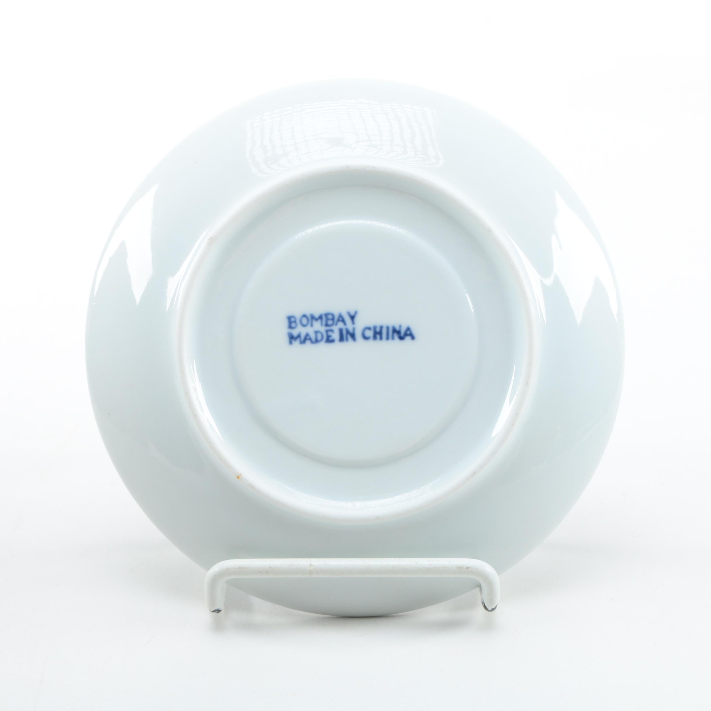 Bombay "TIle" Chinaware Tea and Coffee Service