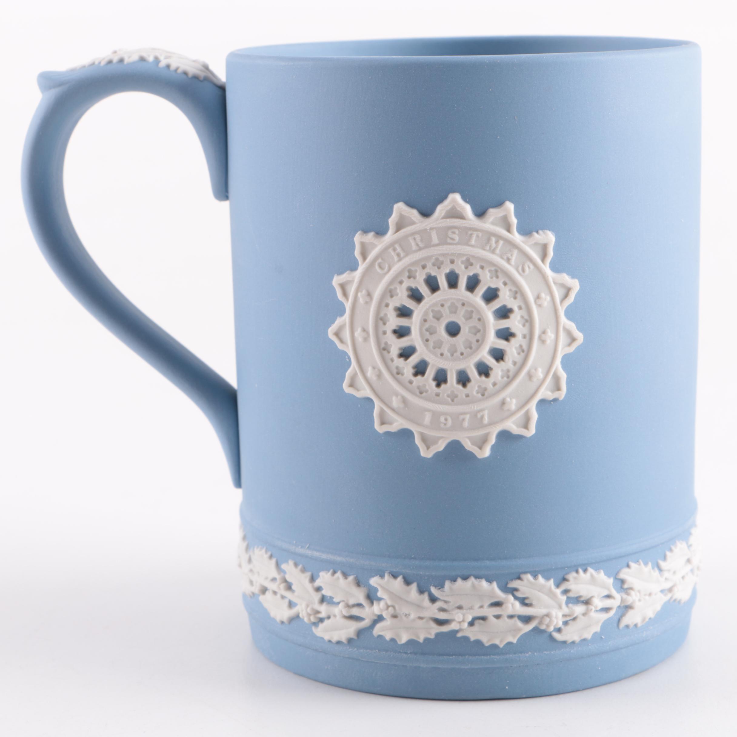 1977 Wedgwood Jasperware Westminster Abbey Christmas Mug