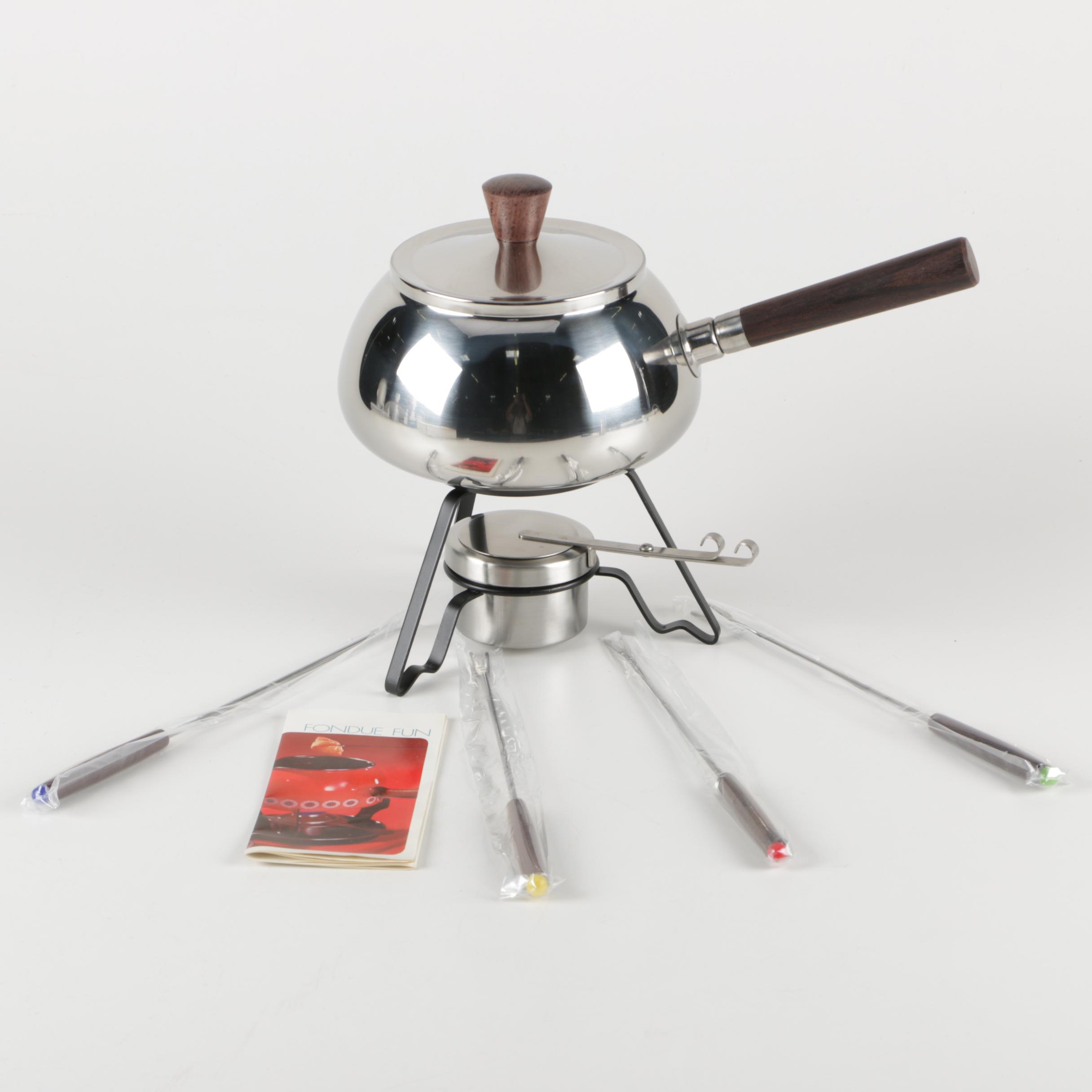Gourmet International Stainless Steel Fondue Set