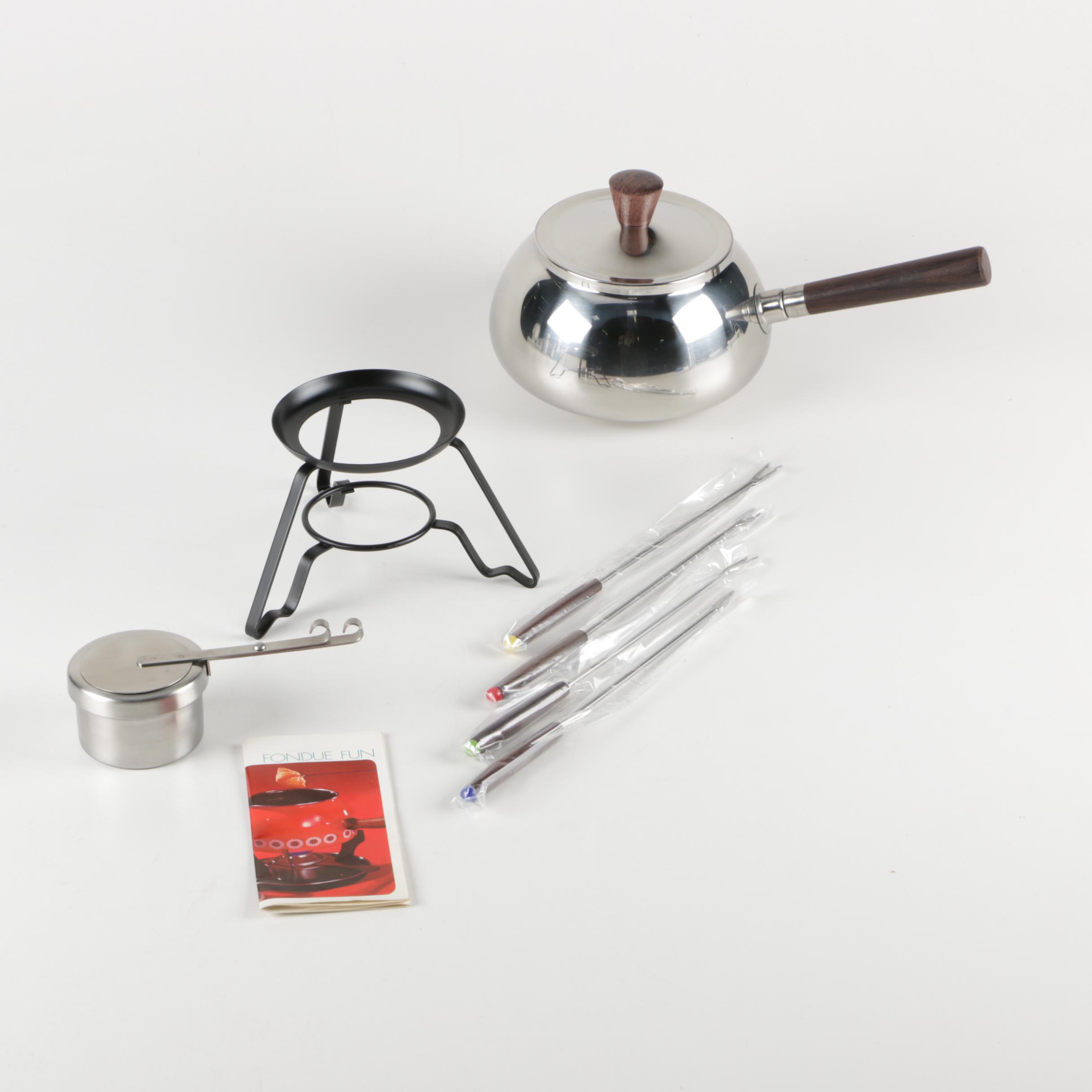 Gourmet International Stainless Steel Fondue Set