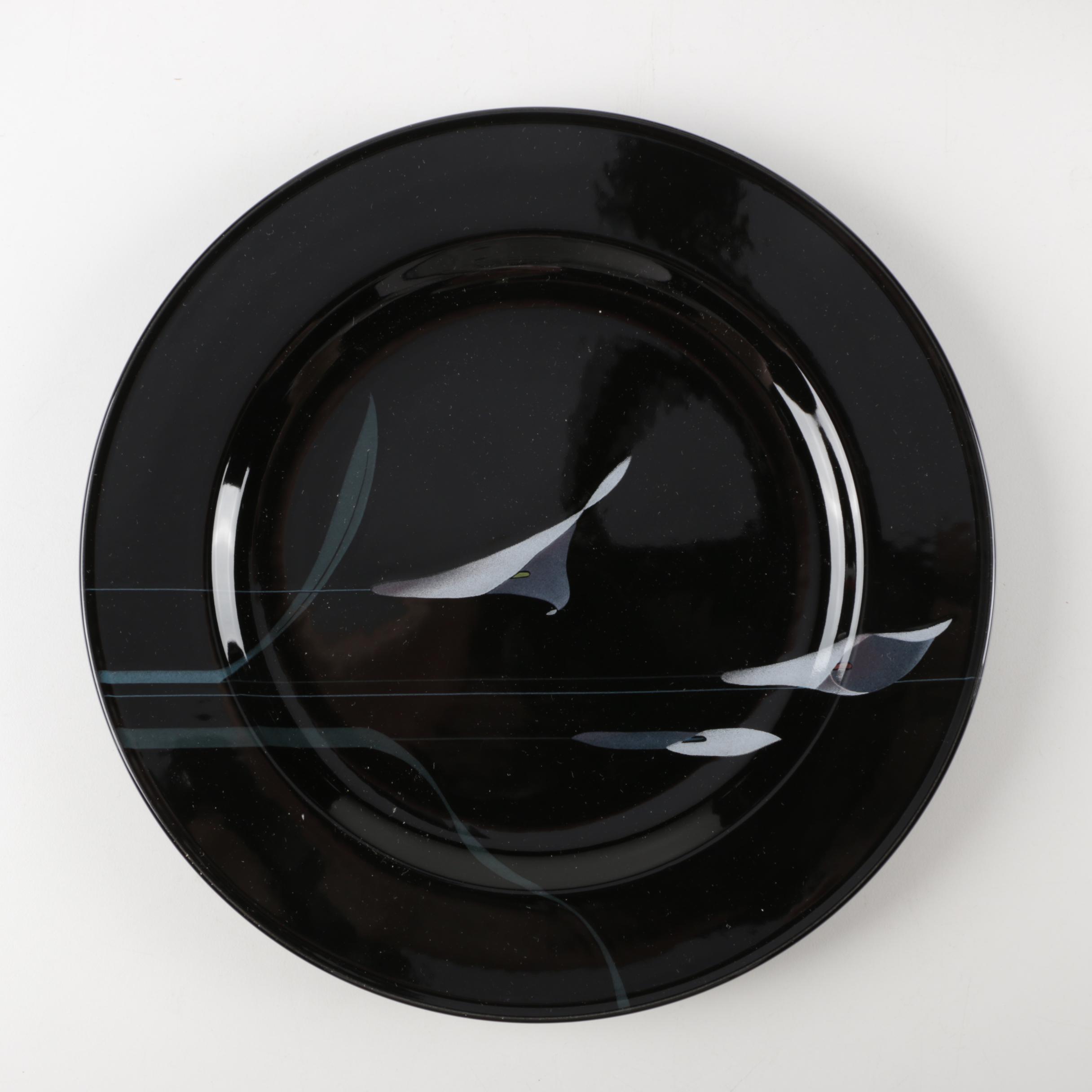 Mikasa Galleria Black Ceramic Dish Set