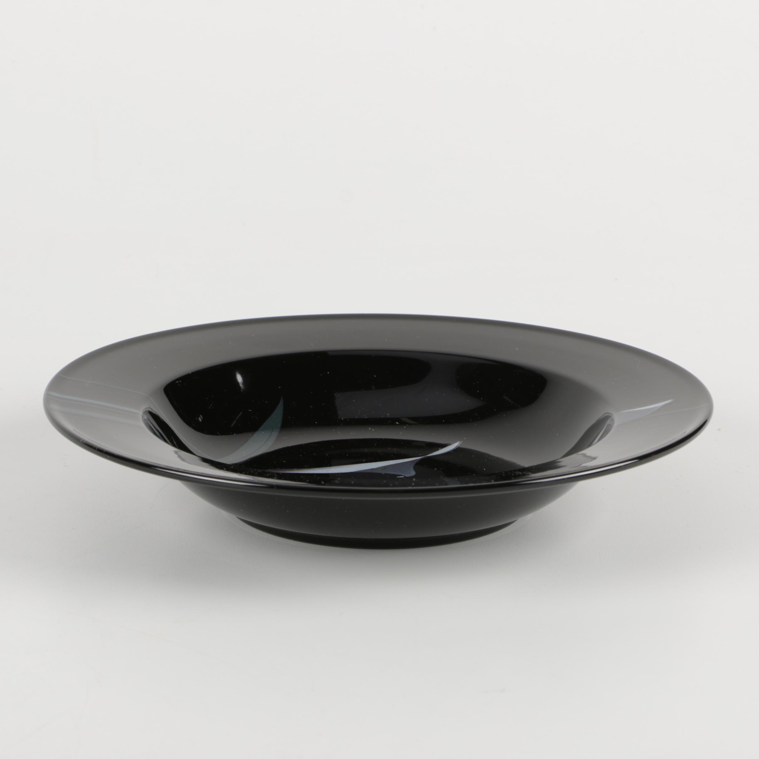 Mikasa Galleria Black Ceramic Dish Set
