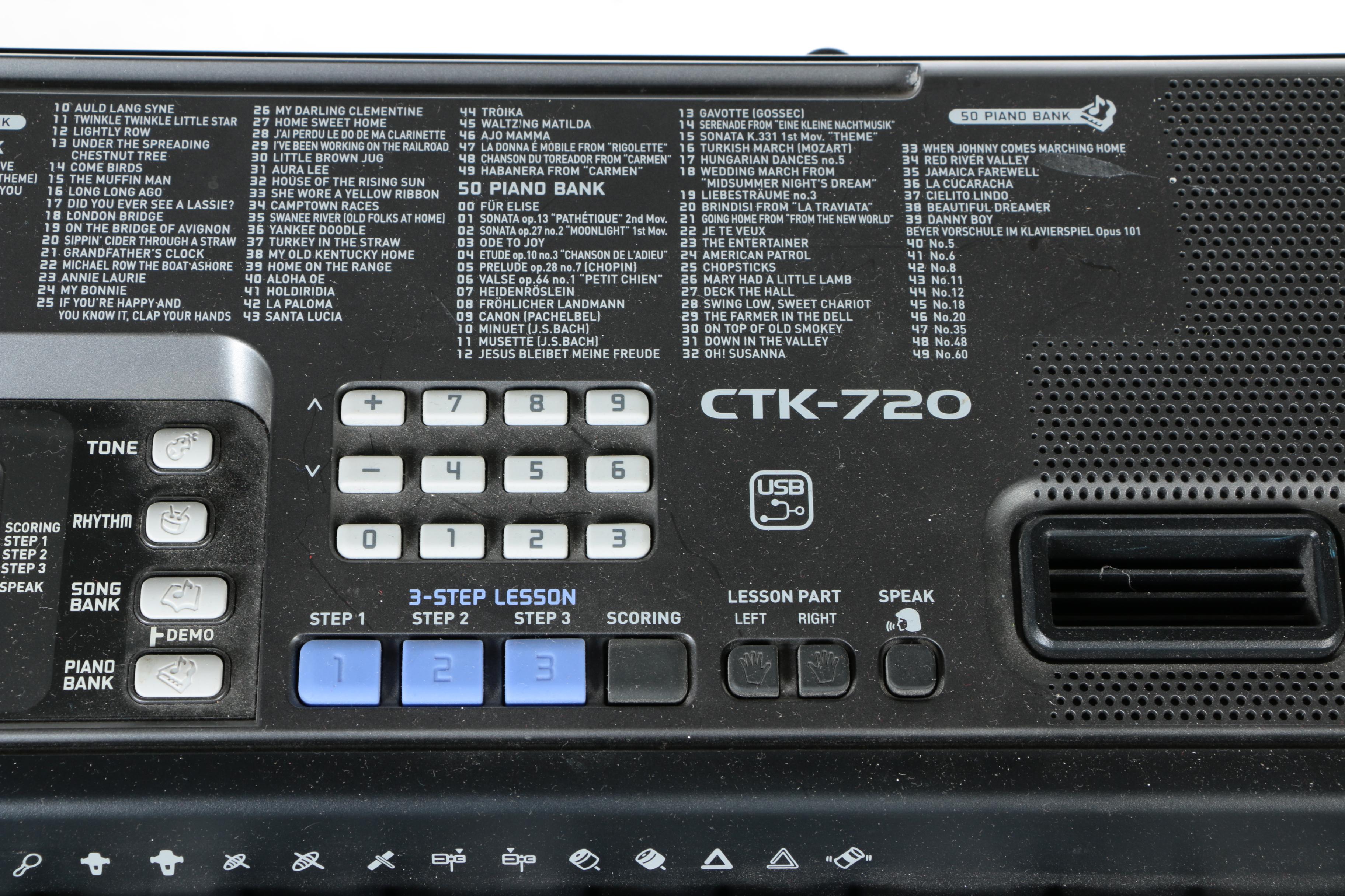 Casio Portable Electronic Keyboard and Stand