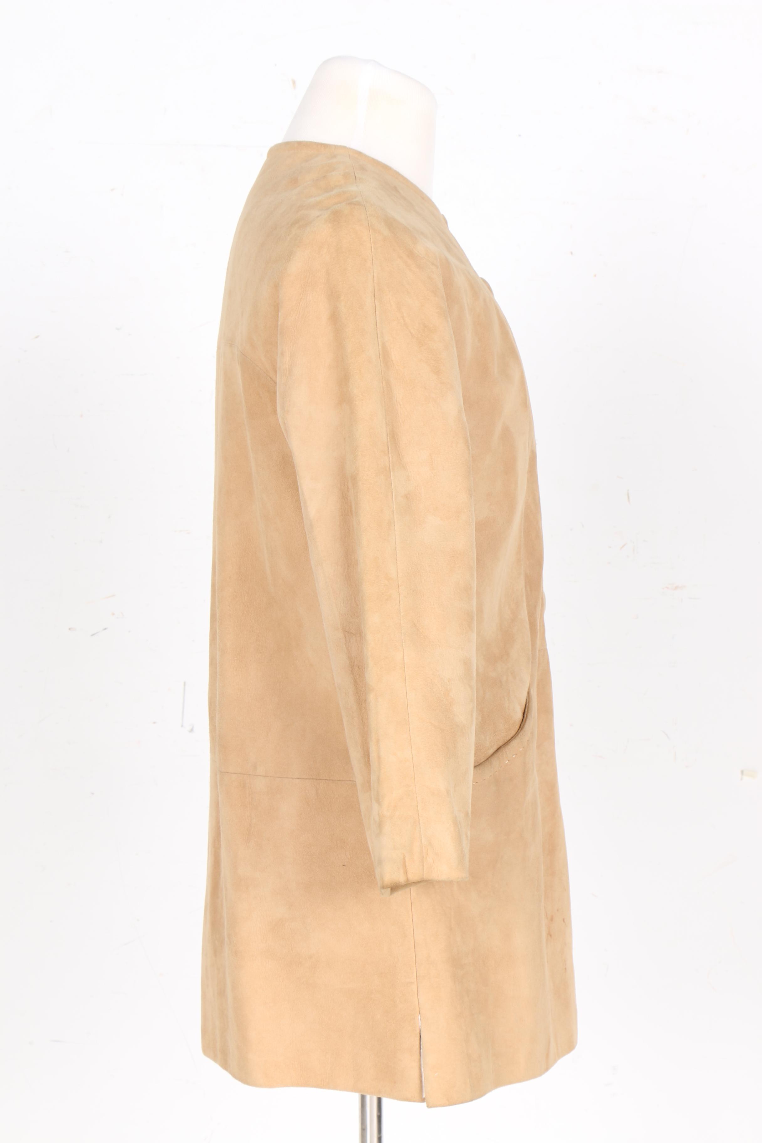 Women's Taupe Suede Jacket