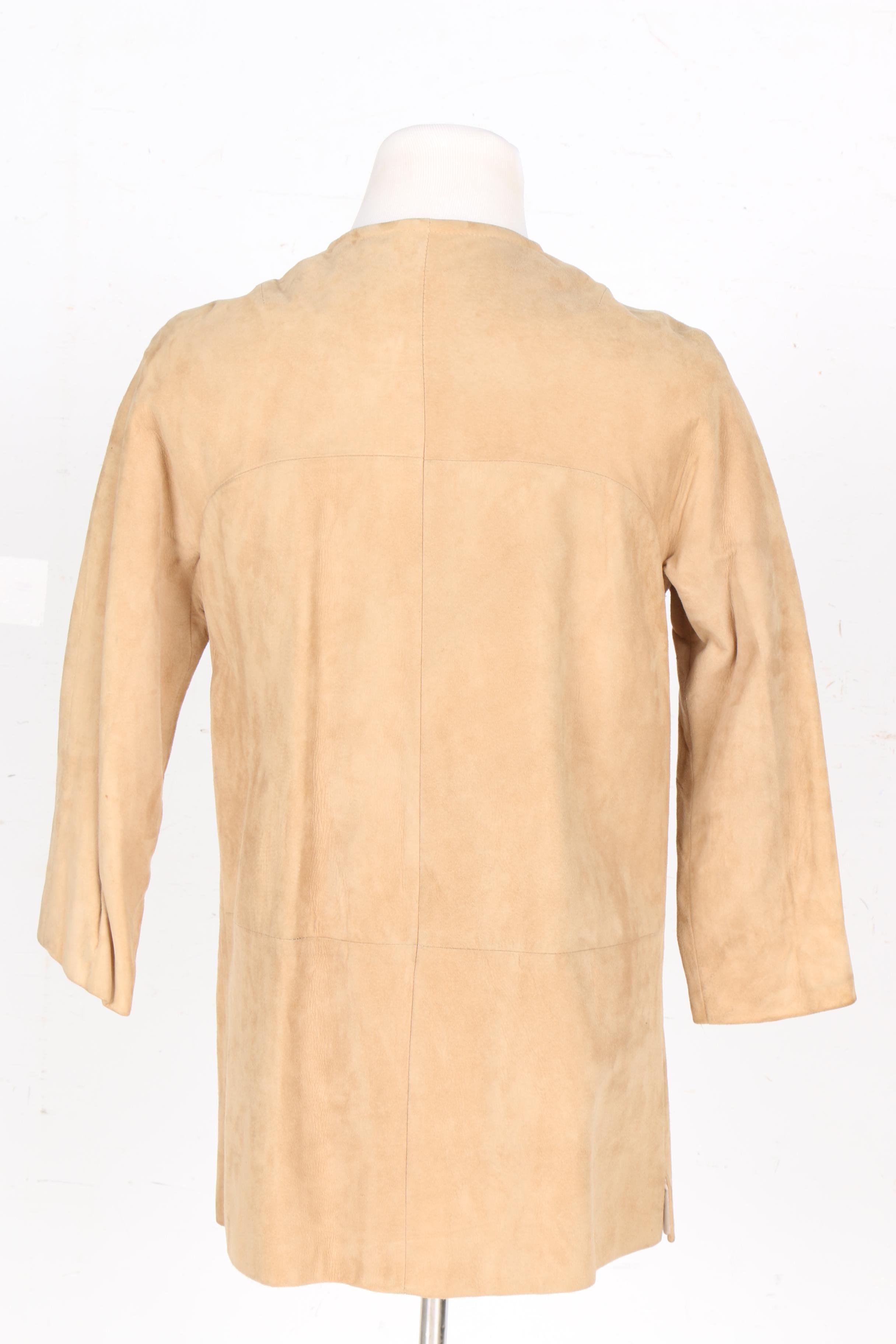 Women's Taupe Suede Jacket