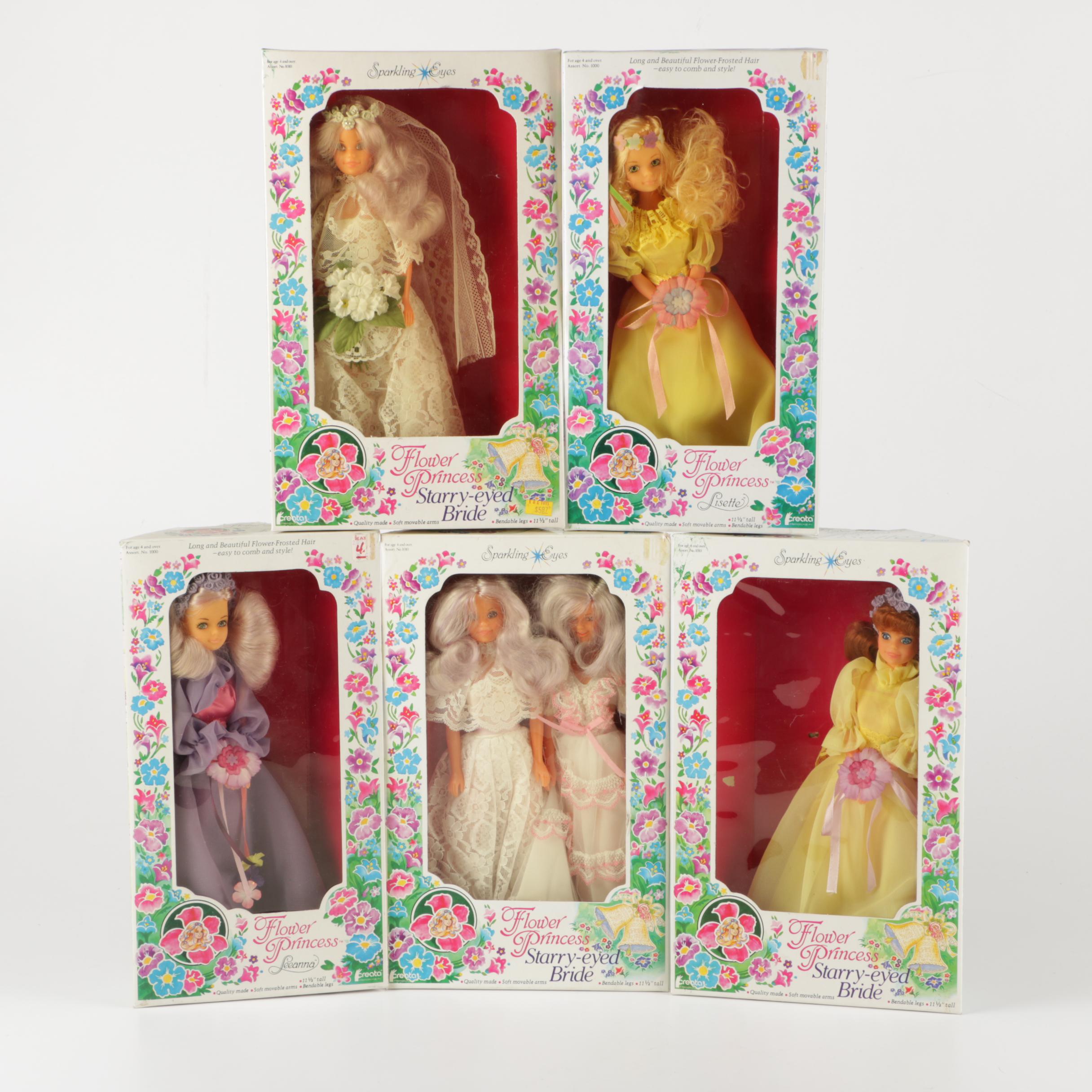 Vintage Flower Princess Dolls by Creata