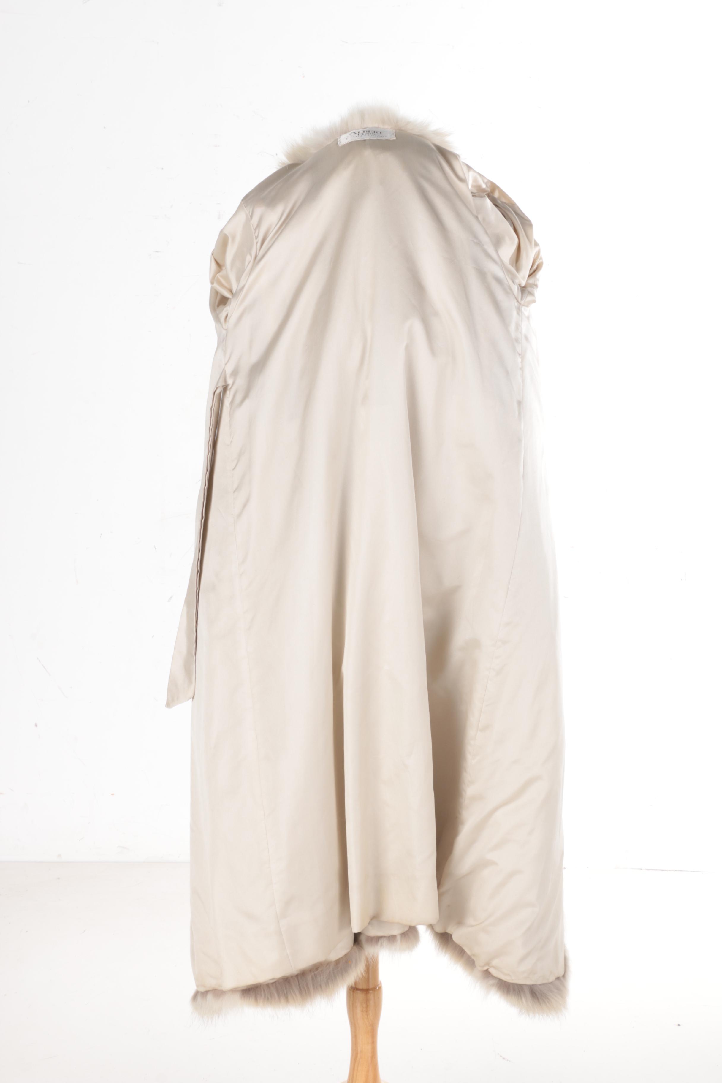 Vintage Albert Furs Coyote Fur Long Coat