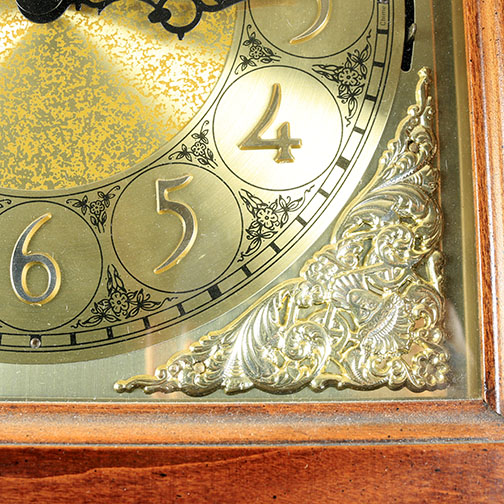 Ridgeway "Tempis Fugit" Wood Grandfather Clock