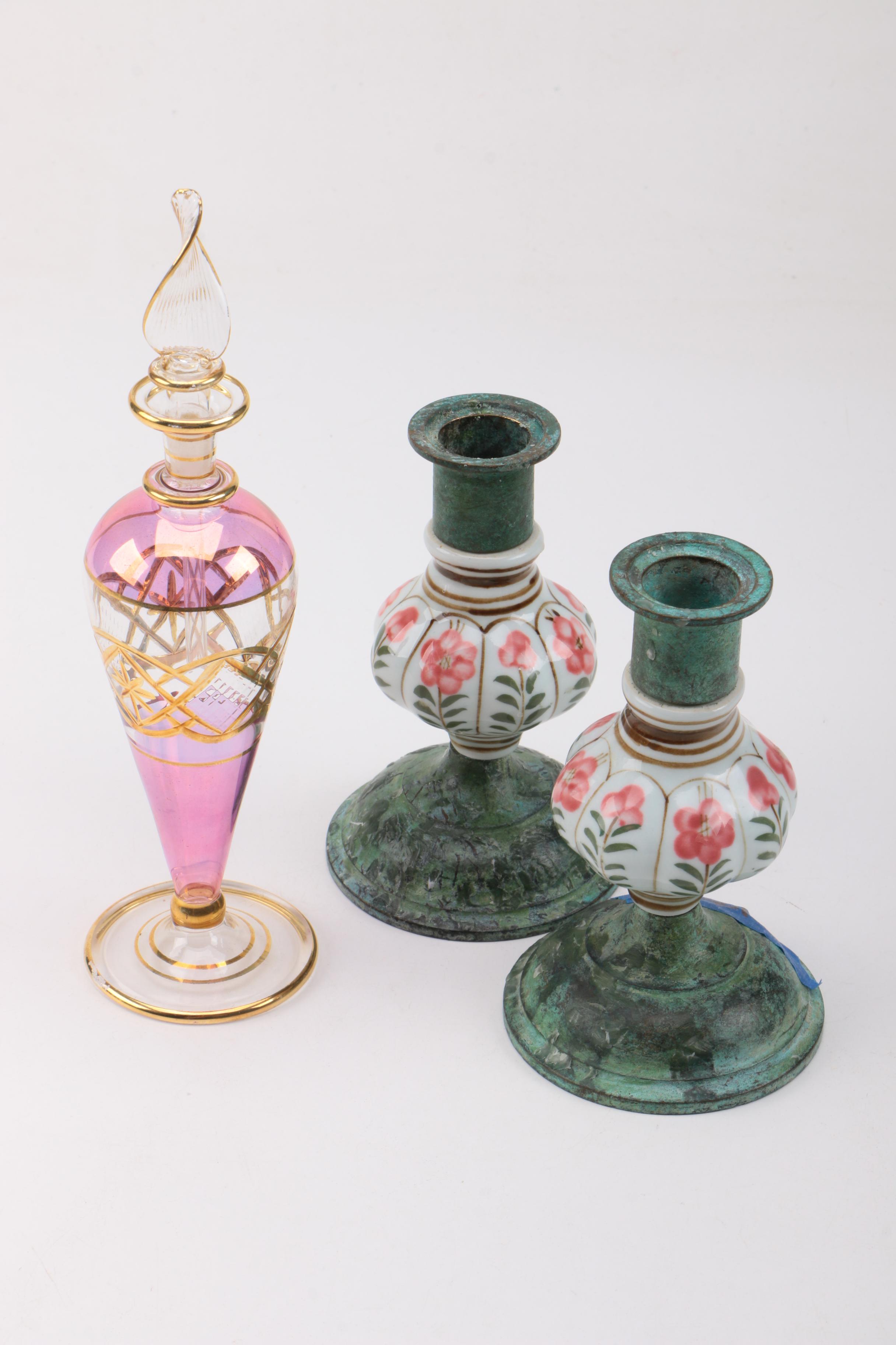 Art Glass and Ceramic Décor Pieces