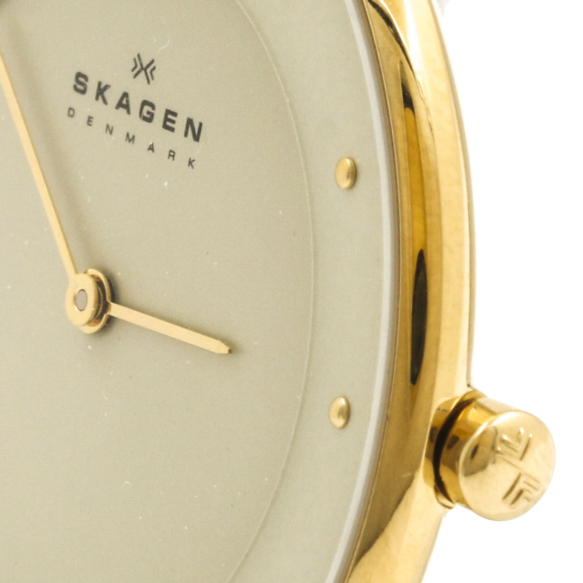 Skagen Denmark Gold Tone Analog Watch
