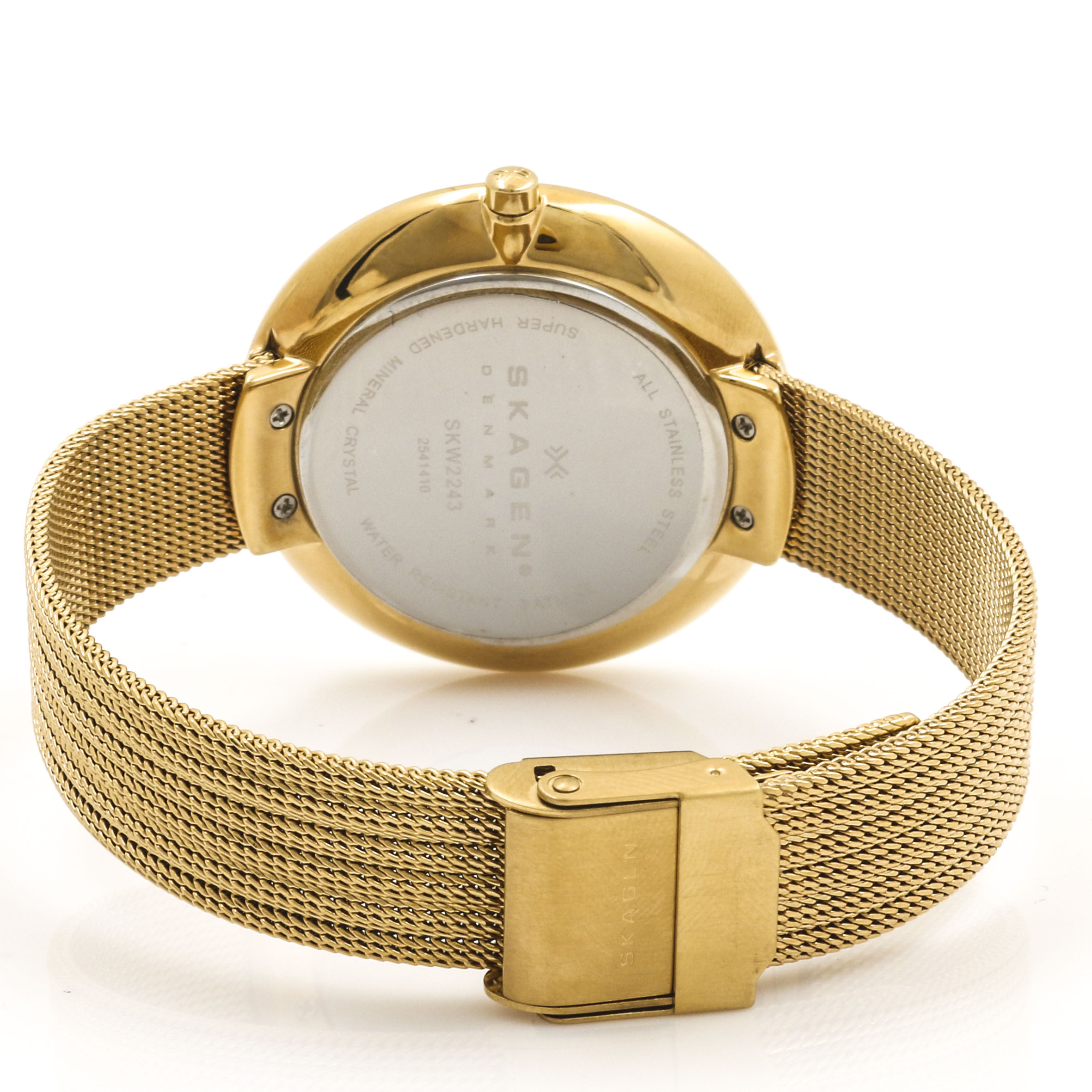 Skagen Denmark Gold Tone Analog Watch