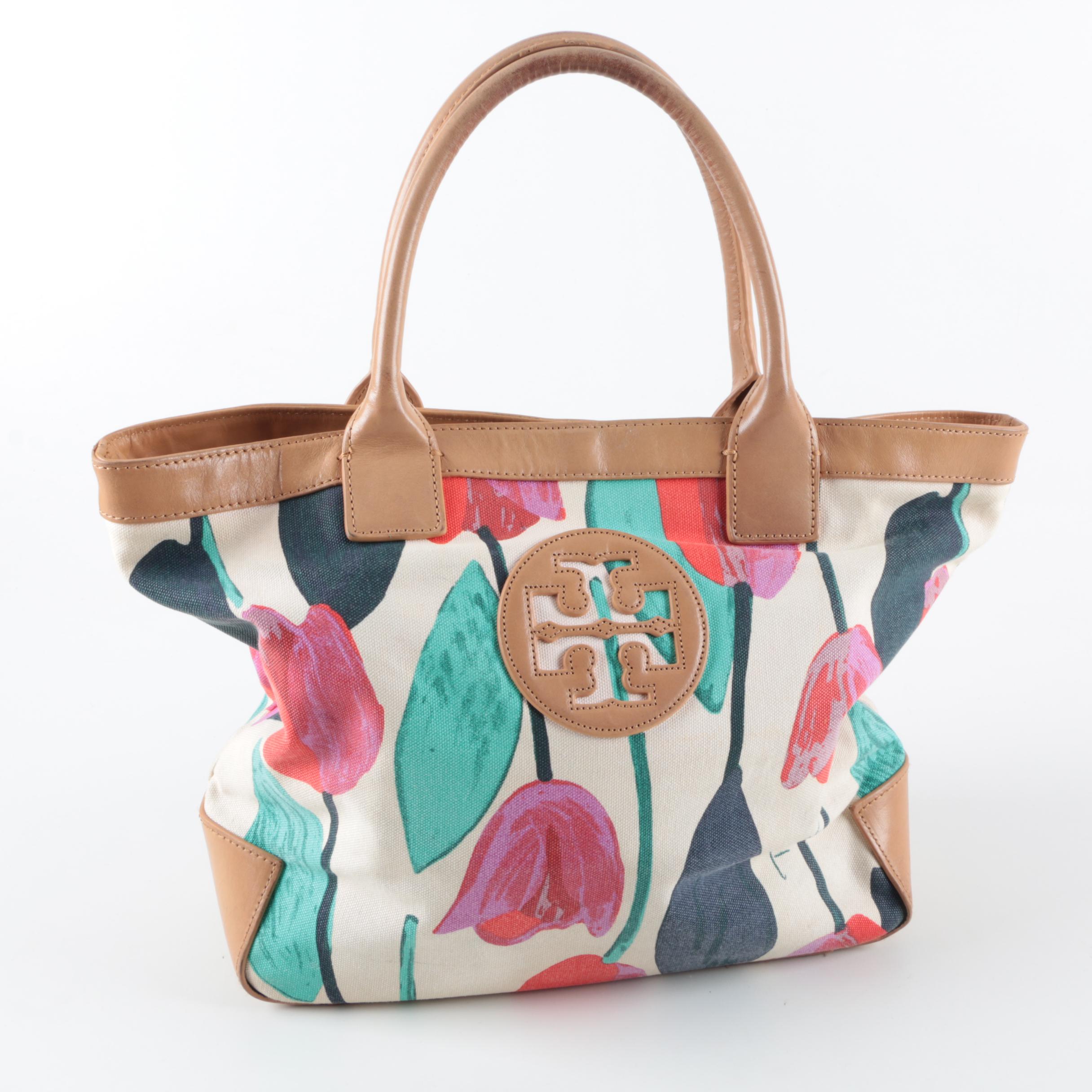 Tory Burch Floral Tote Bag