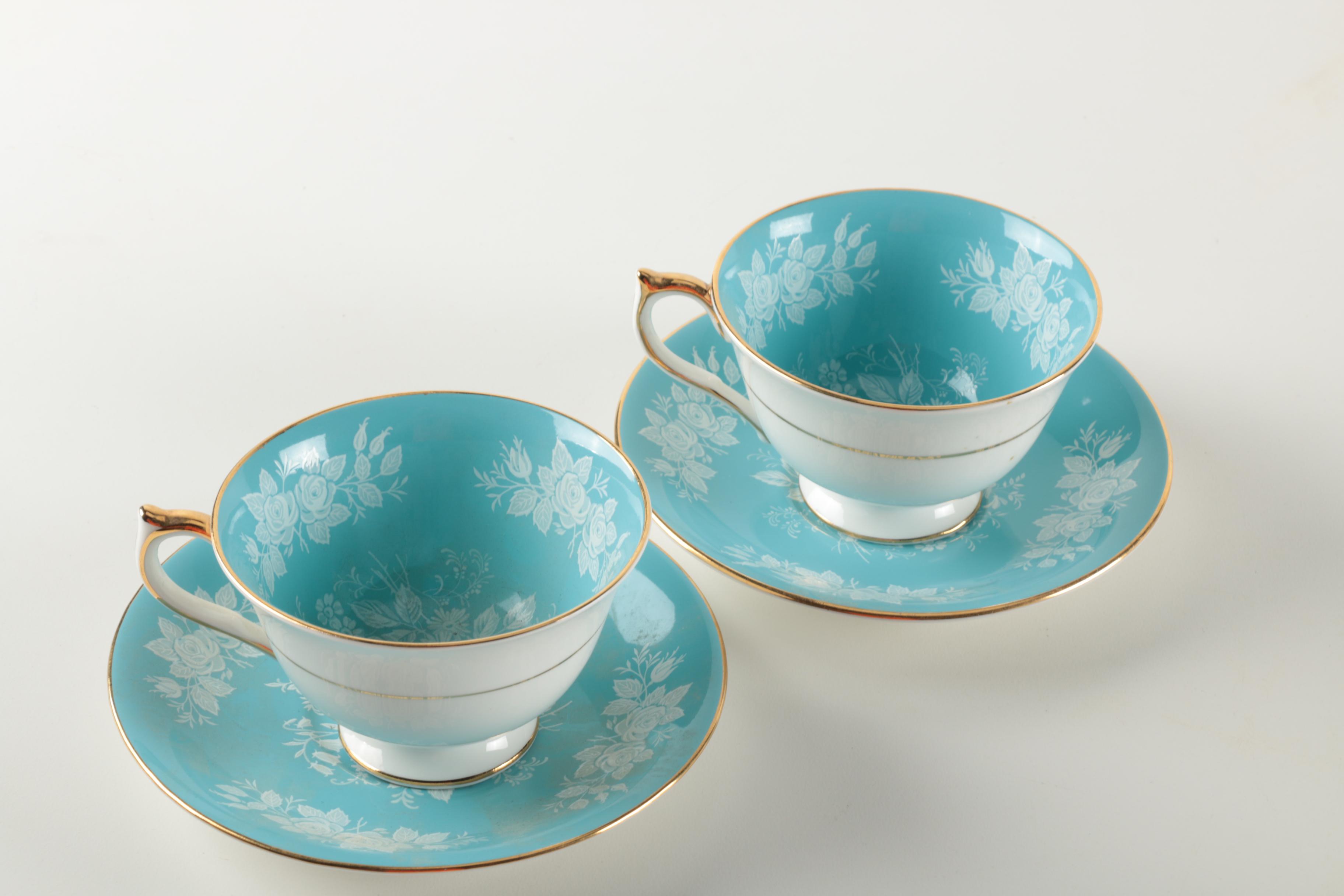 Assorted Teacups and Saucers