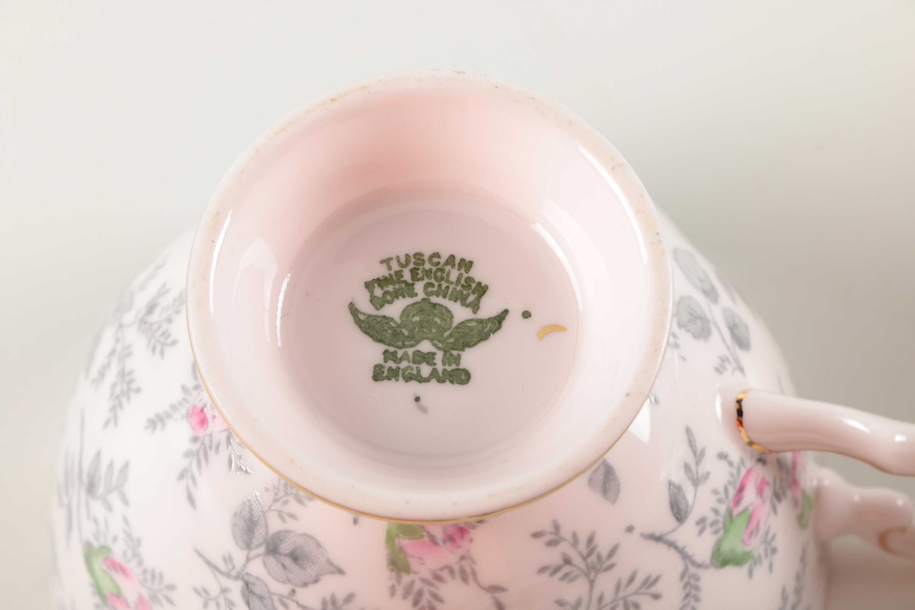 Assorted Teacups and Saucers