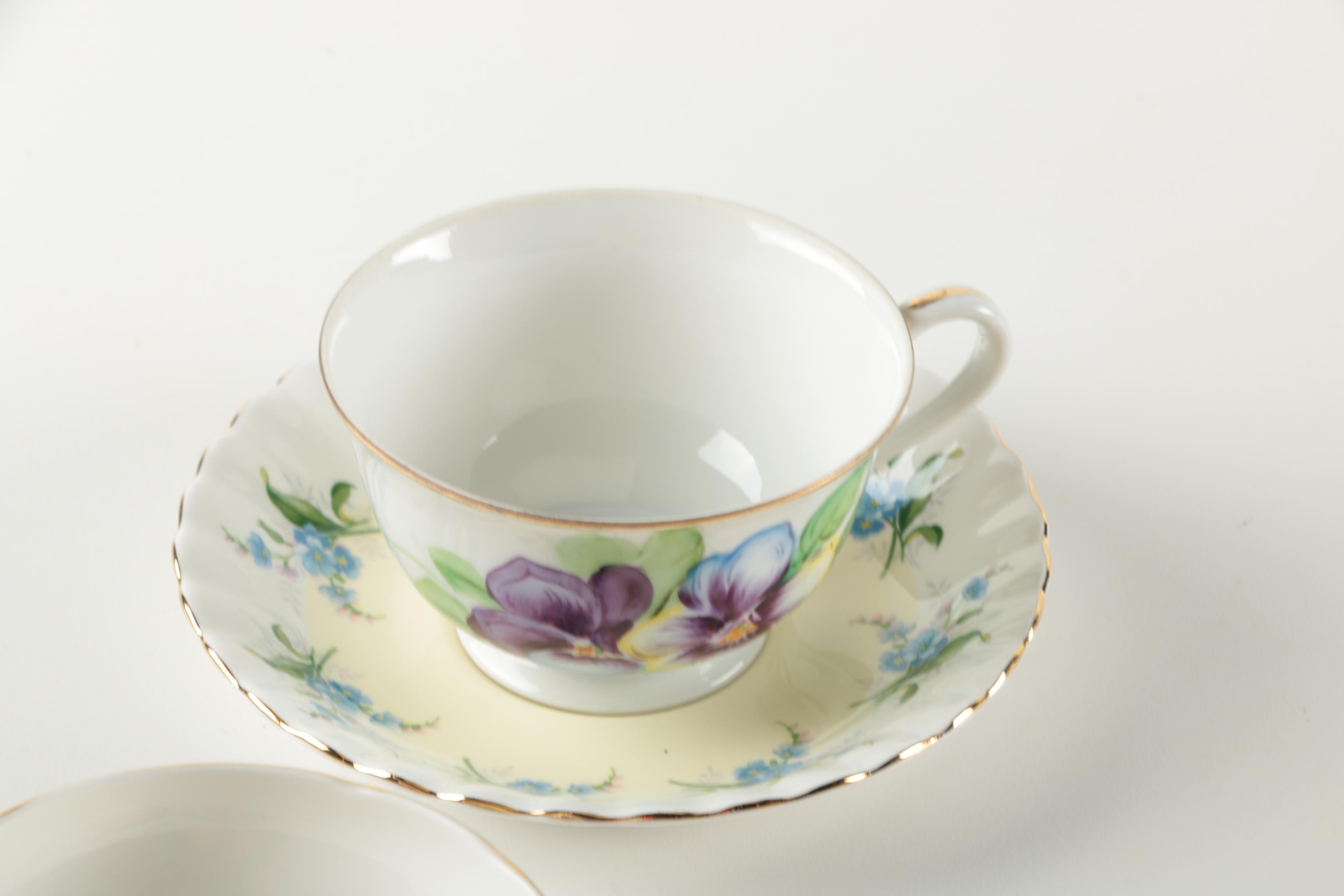 Assorted Teacups and Saucers