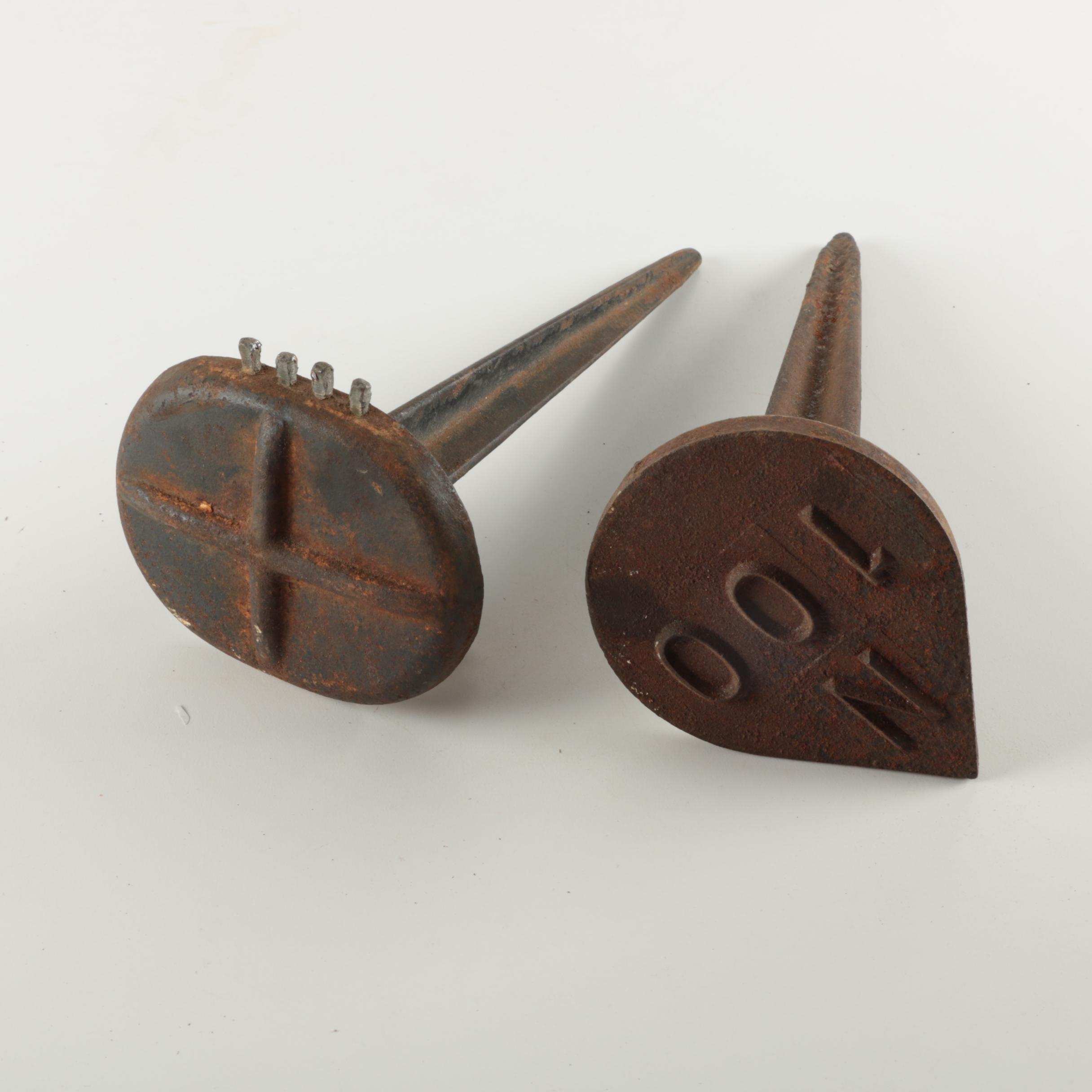 Vintage Cast Iron Spikes