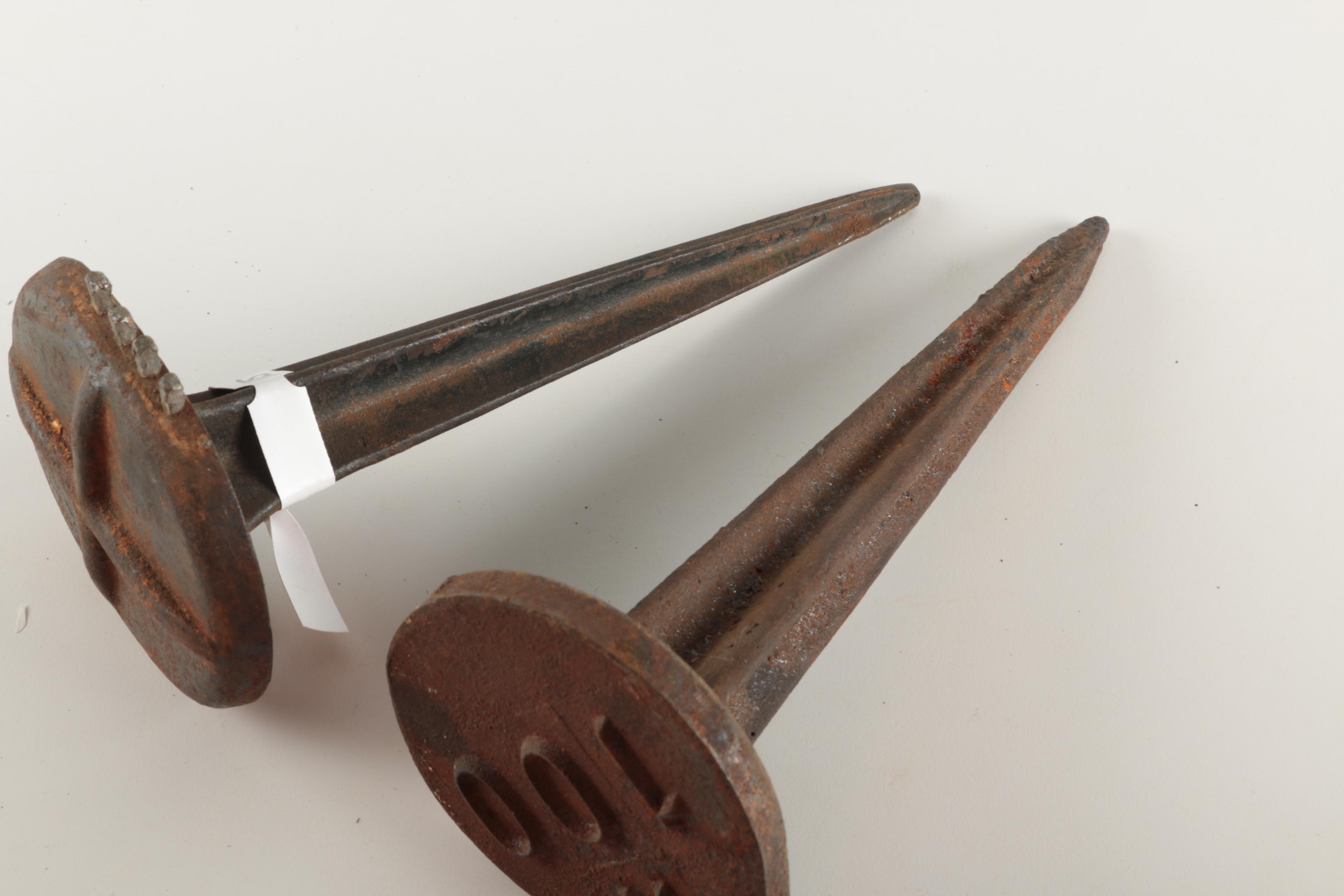 Vintage Cast Iron Spikes