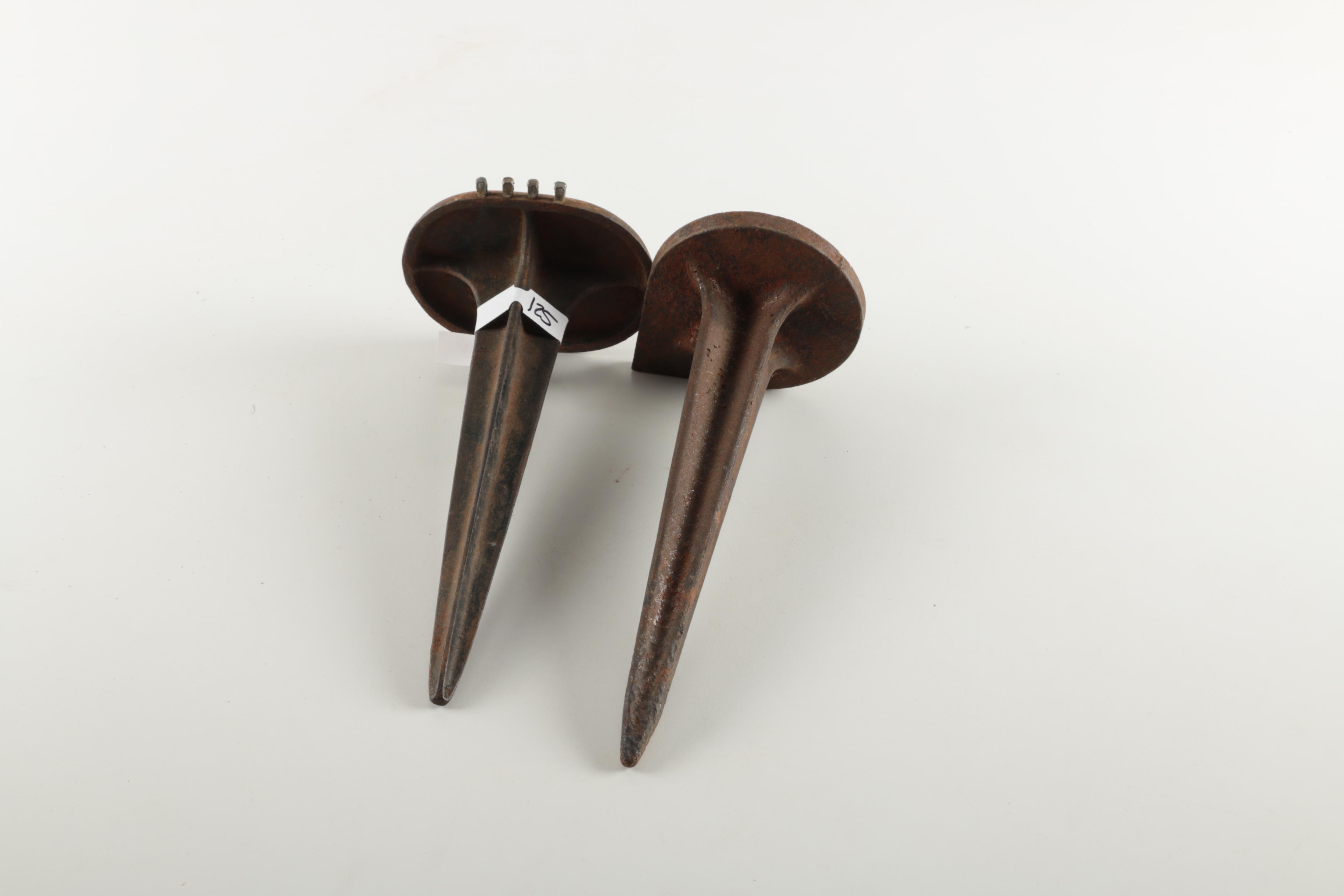 Vintage Cast Iron Spikes