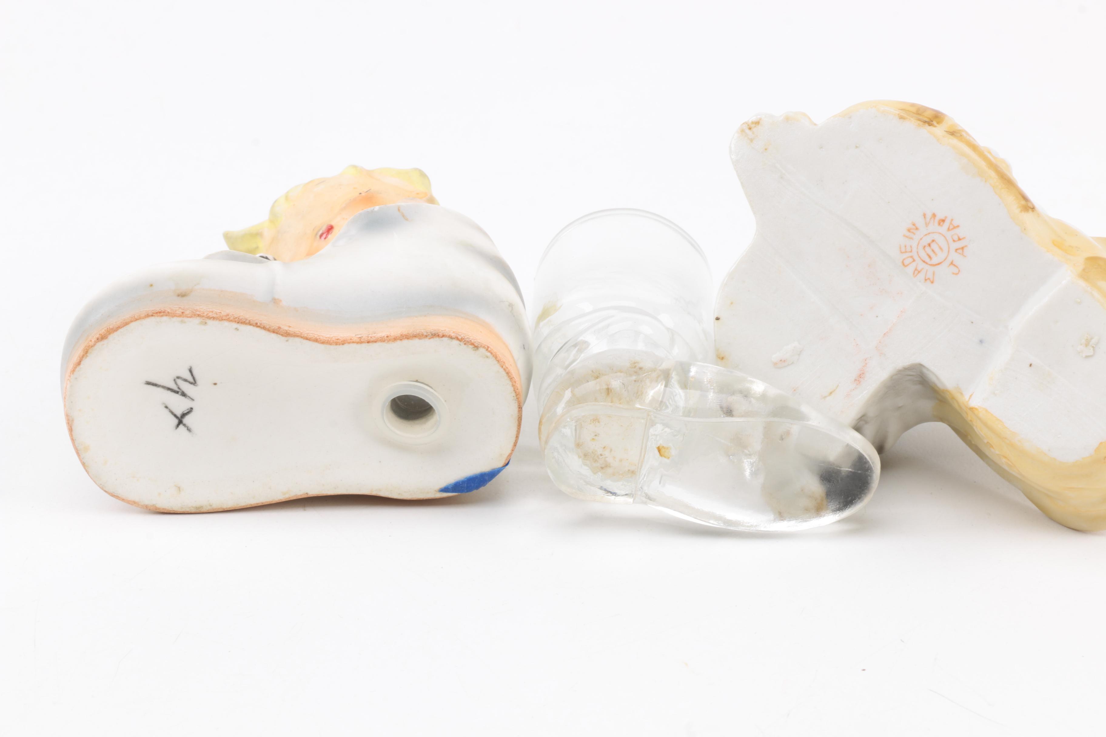 Vintage Shoe Themed Figurines