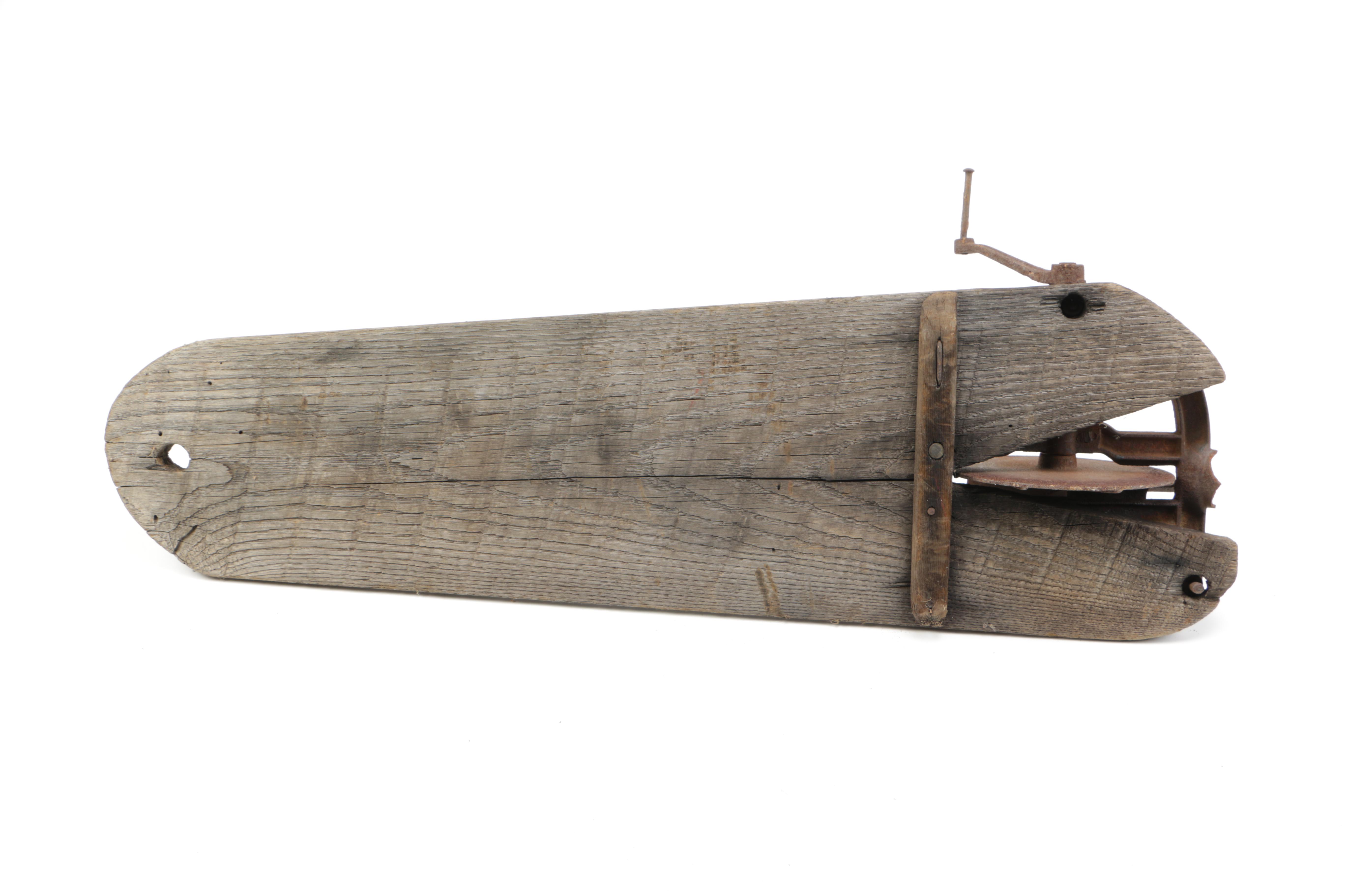 Vintage Wood and Metal Cherry Stoner