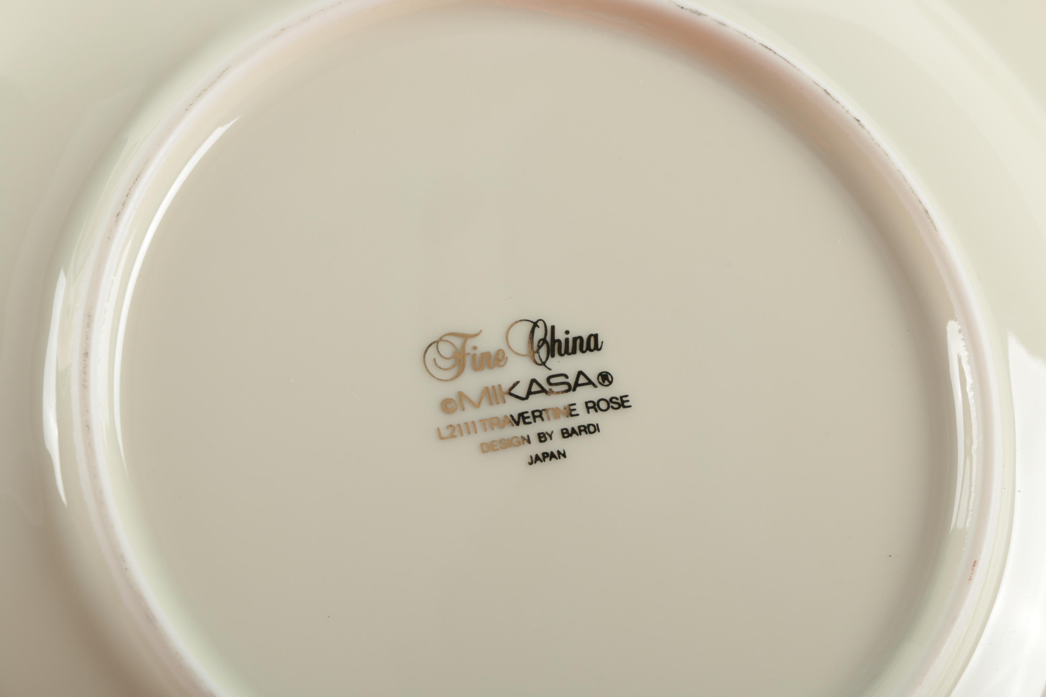 Mikasa "Travertine Rose" Tableware