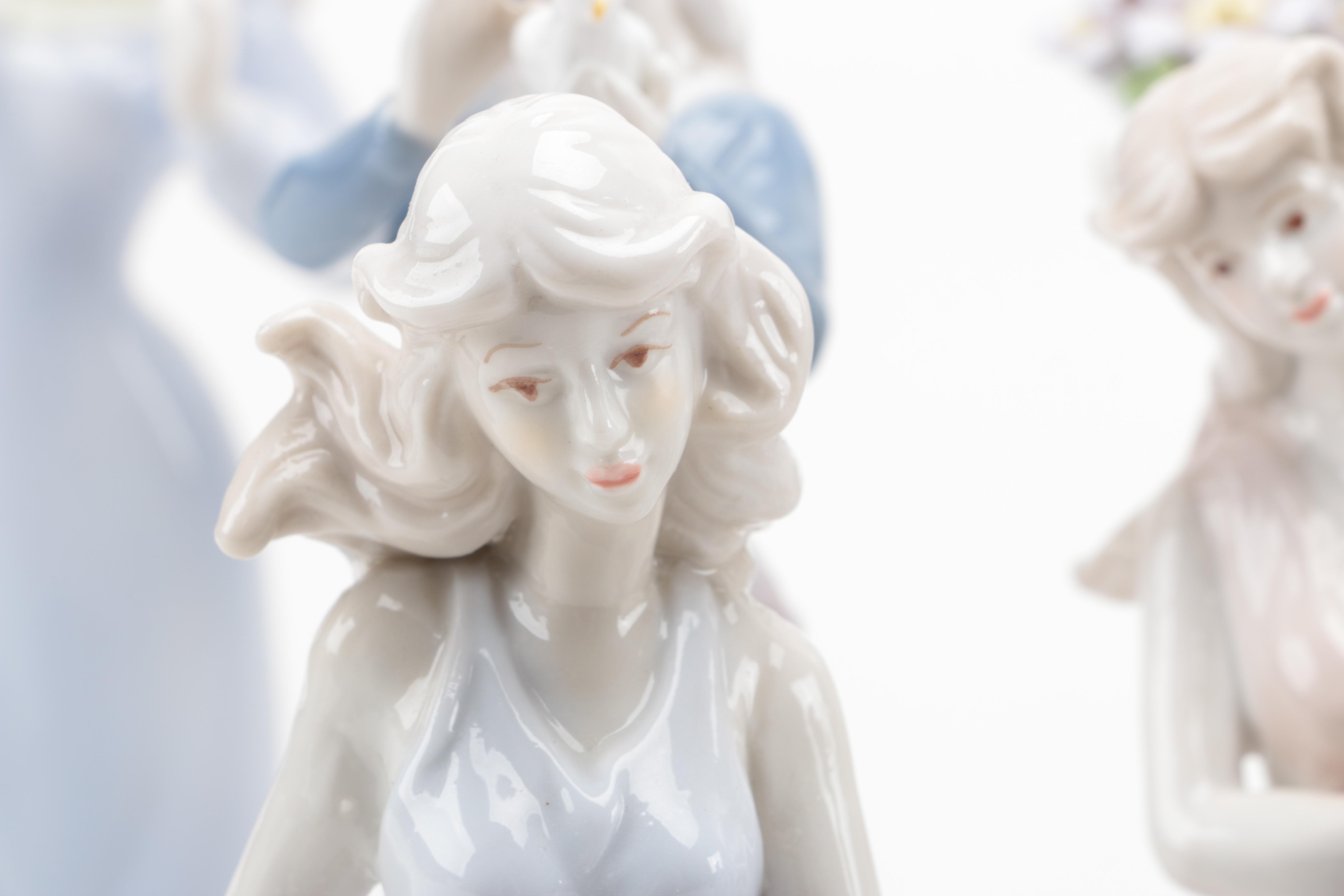 Porcelain Ladies Figurines Including Mallorca and K's Collection