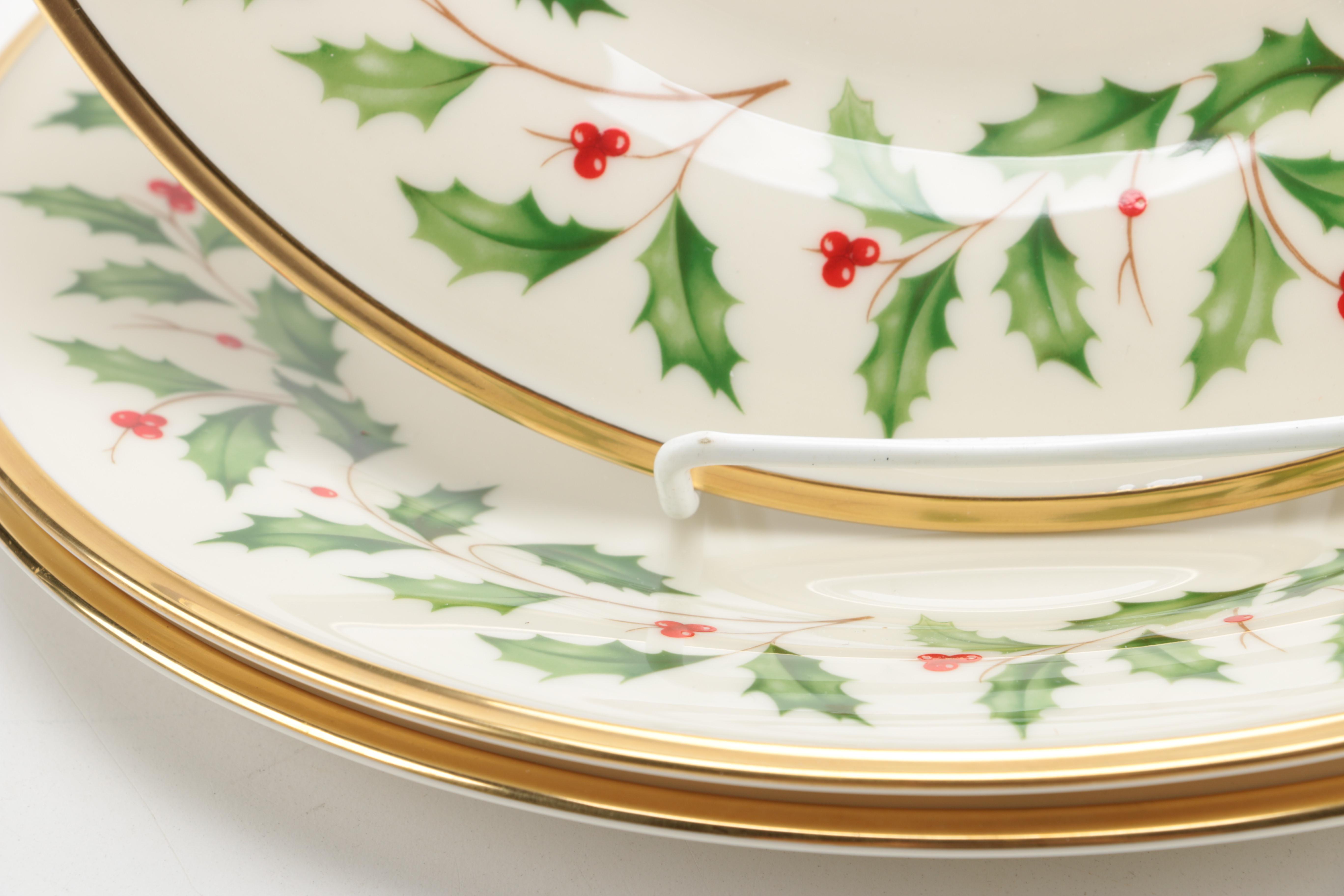Lenox "Holiday" Tableware