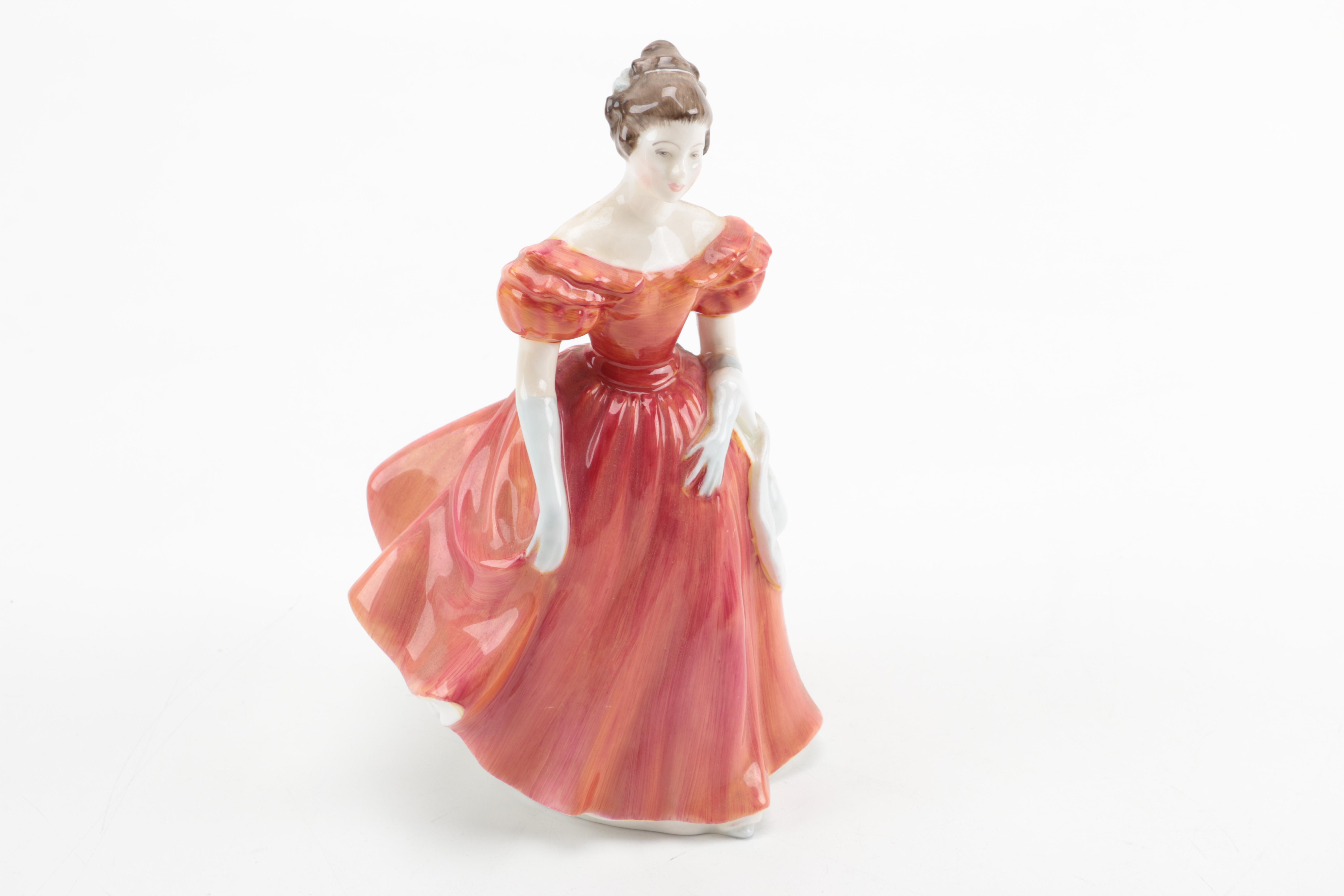Vintage Royal Doulton "Adrienne" and "Winsome" Figurines
