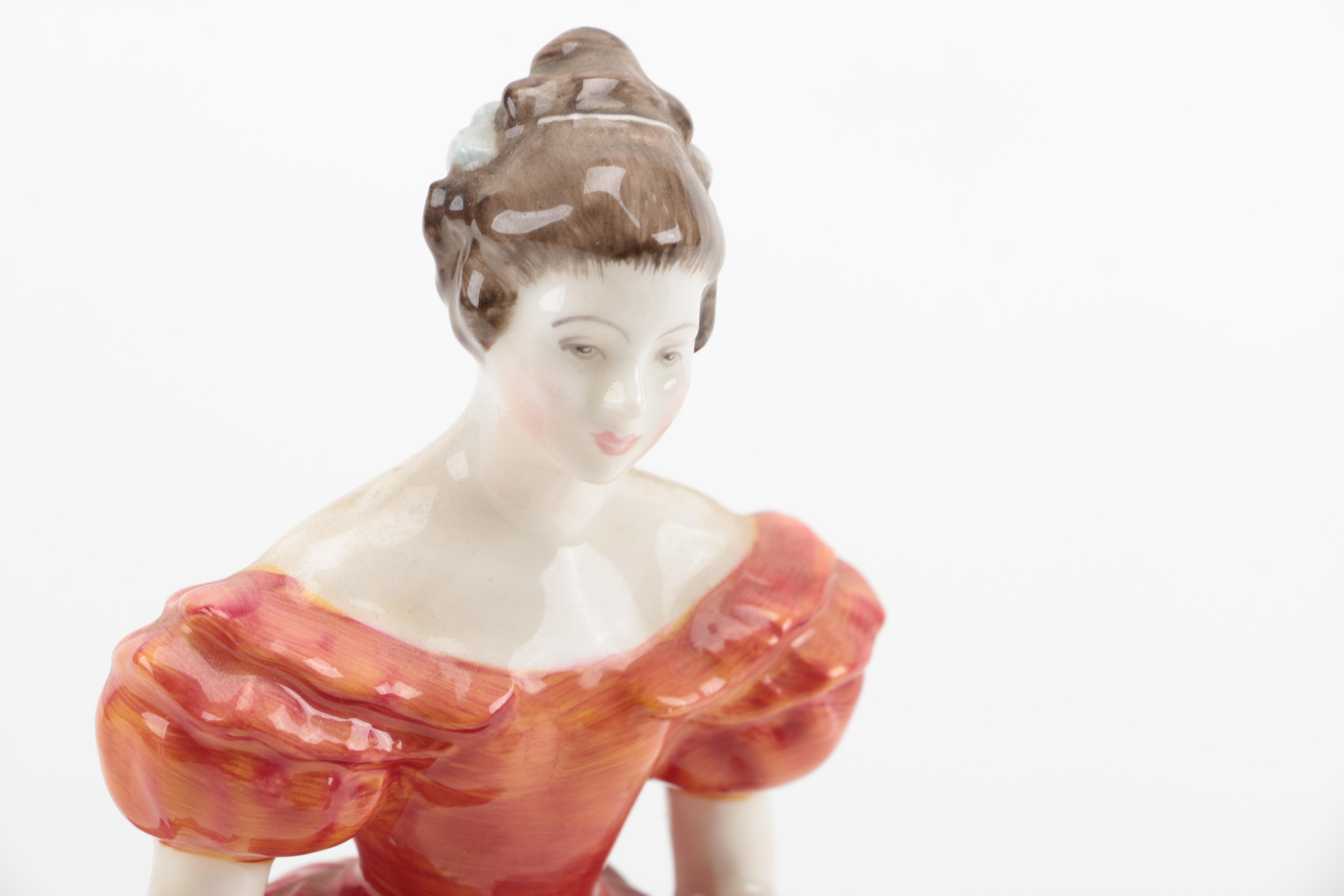 Vintage Royal Doulton "Adrienne" and "Winsome" Figurines