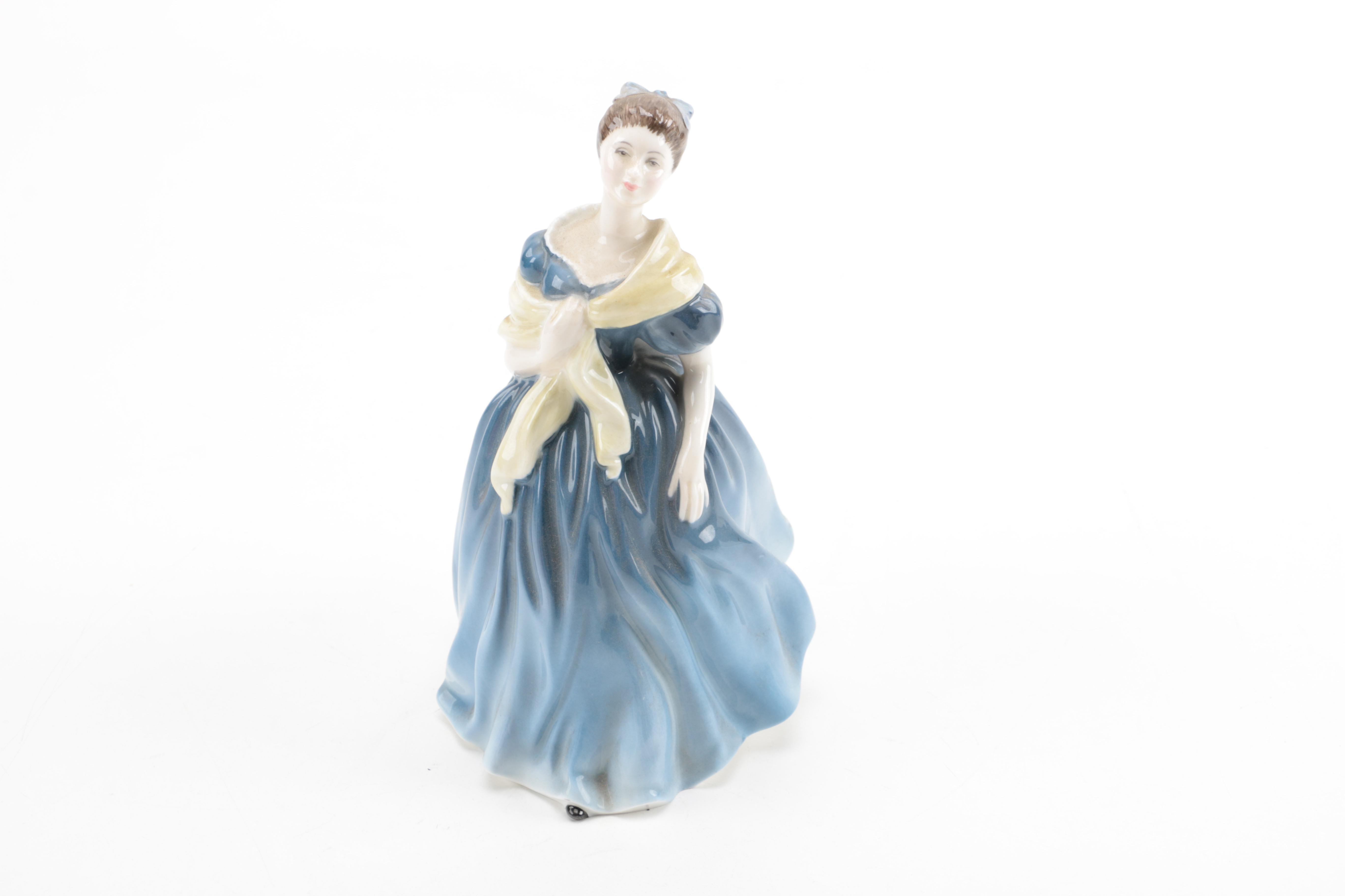 Vintage Royal Doulton "Adrienne" and "Winsome" Figurines