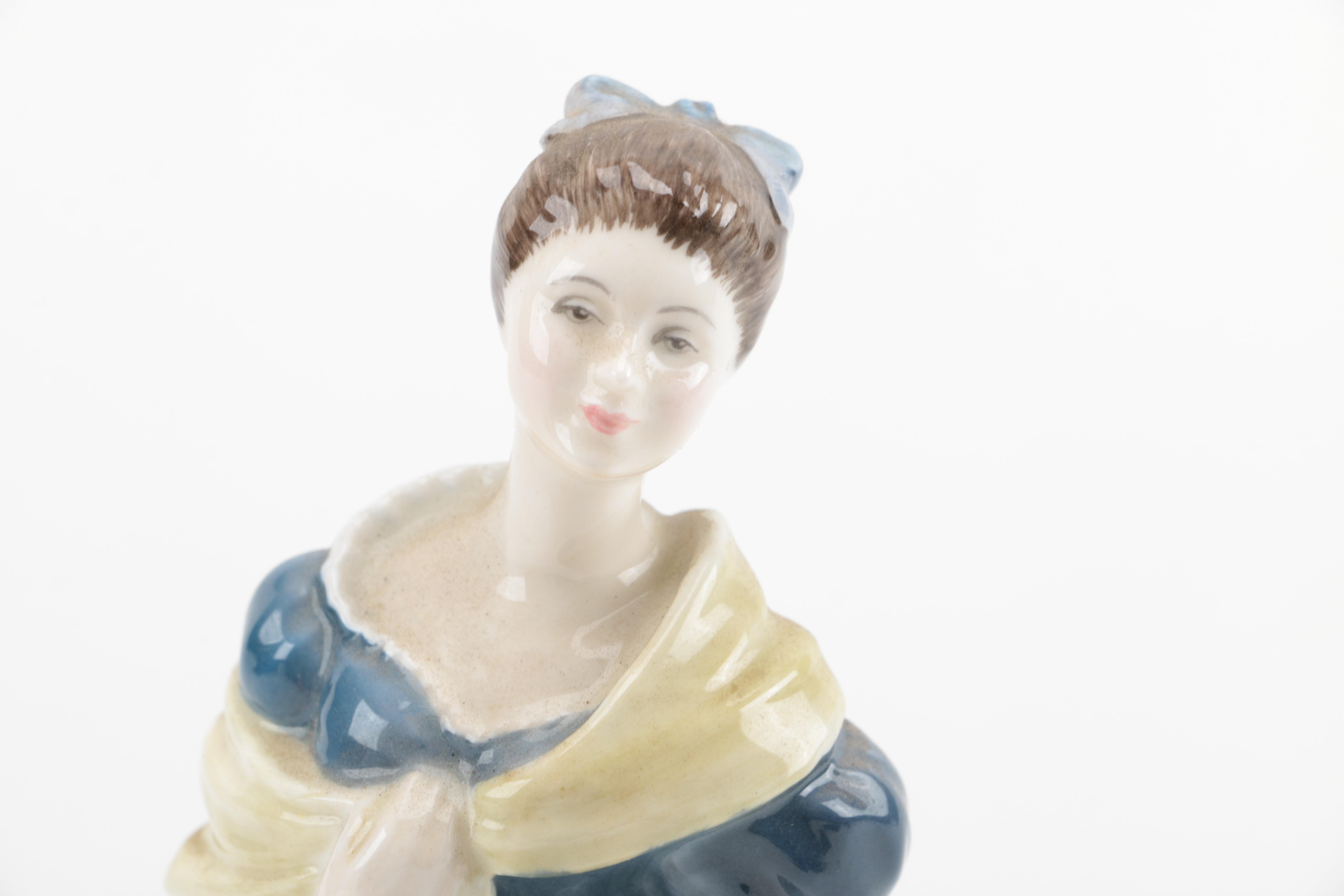 Vintage Royal Doulton "Adrienne" and "Winsome" Figurines