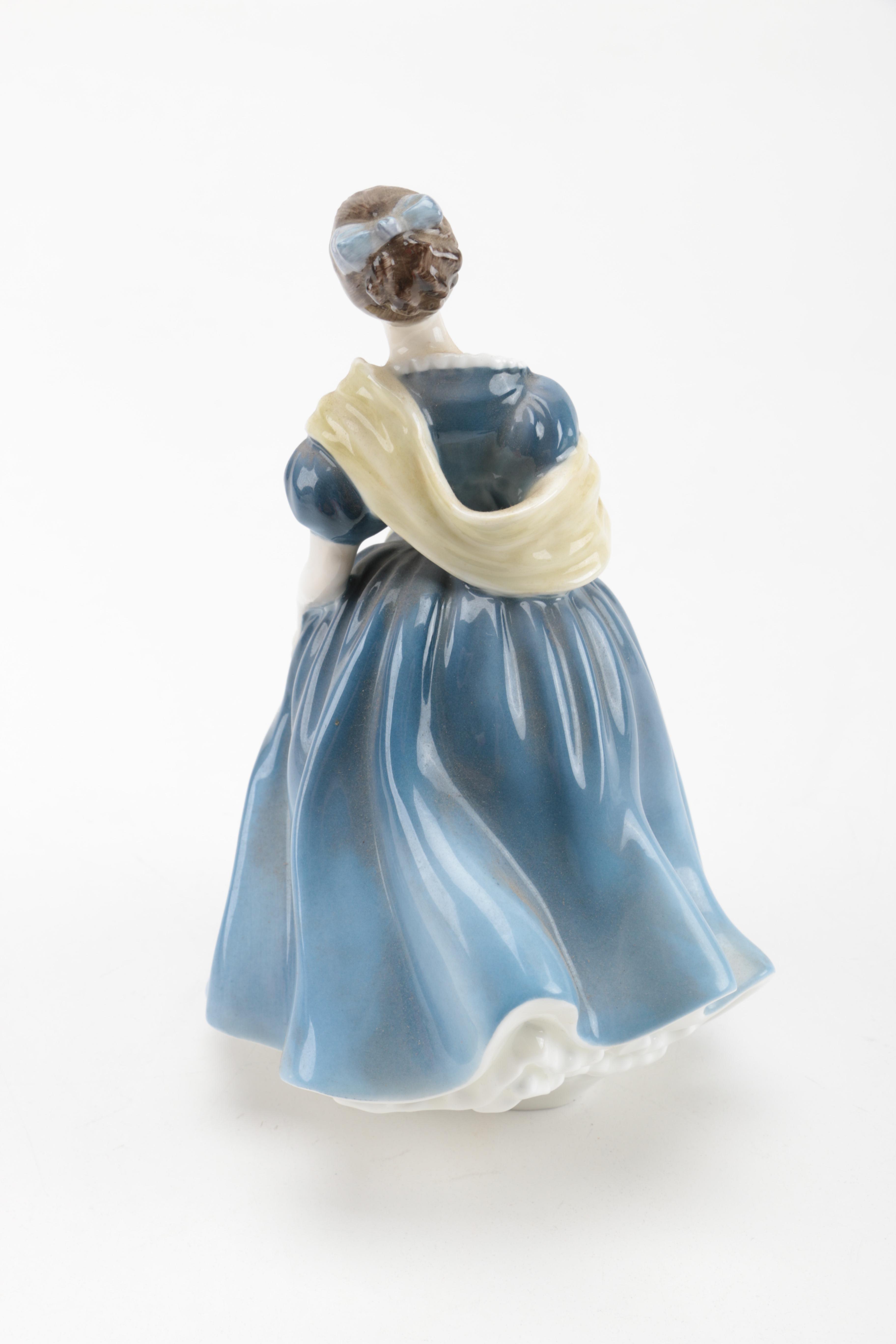 Vintage Royal Doulton "Adrienne" and "Winsome" Figurines