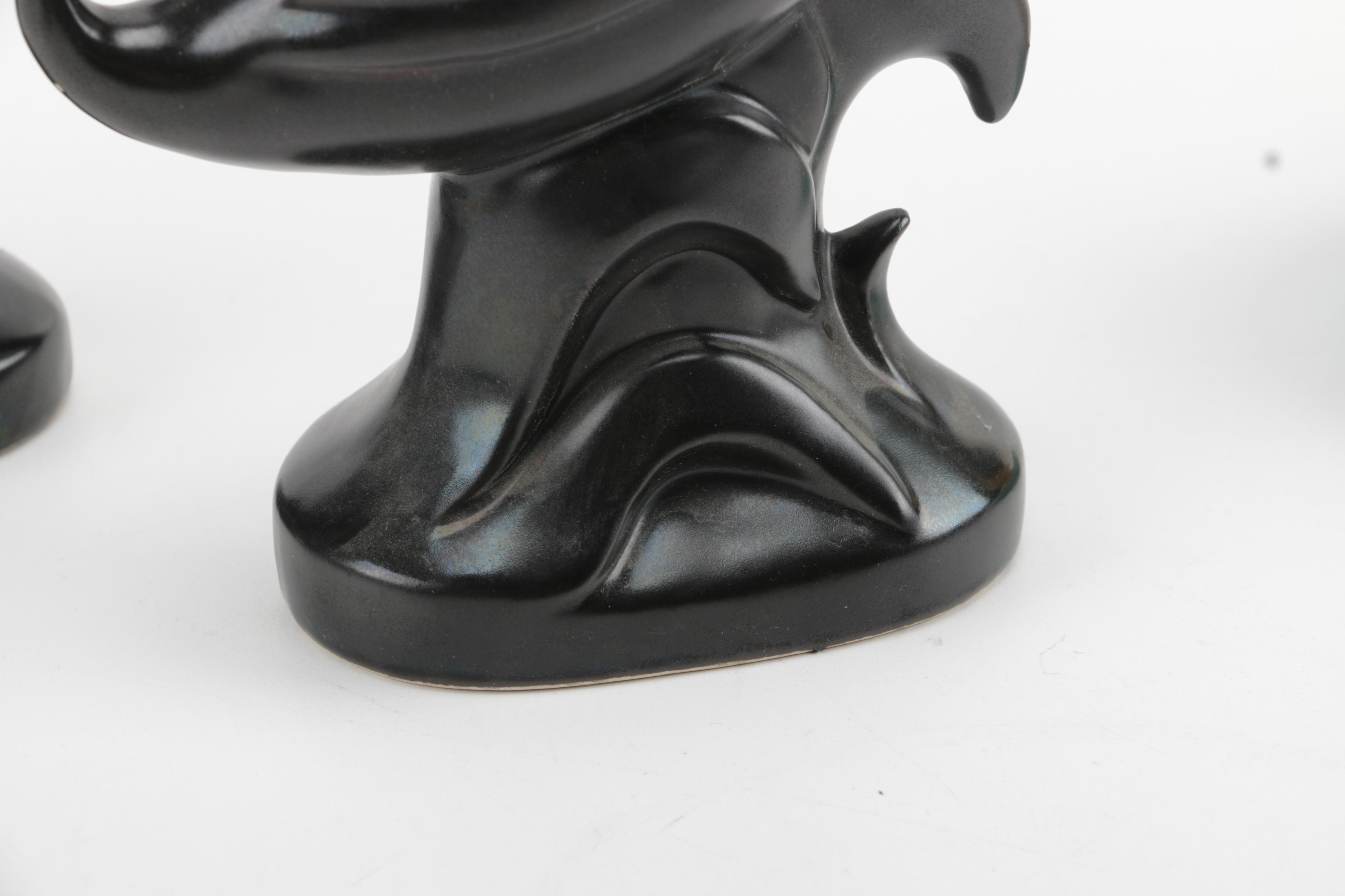 Figurines including Alabaster Floral Figurine